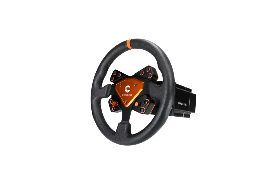 simucube-tahko-round-orange-edition-simucube-2-bundle-base-e-volante image 1