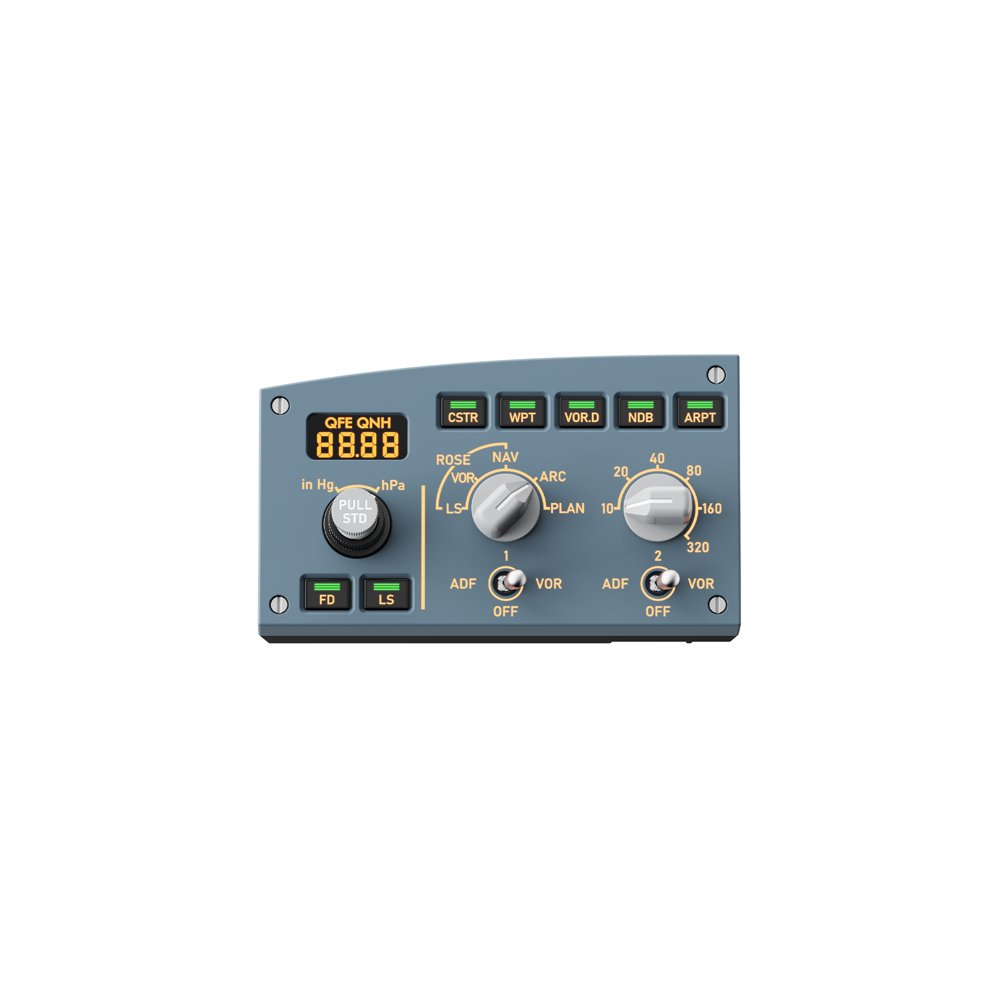 moza-racing-ma3f-l-modulo-controllo-volo-efis-sinistro-airbus image 1