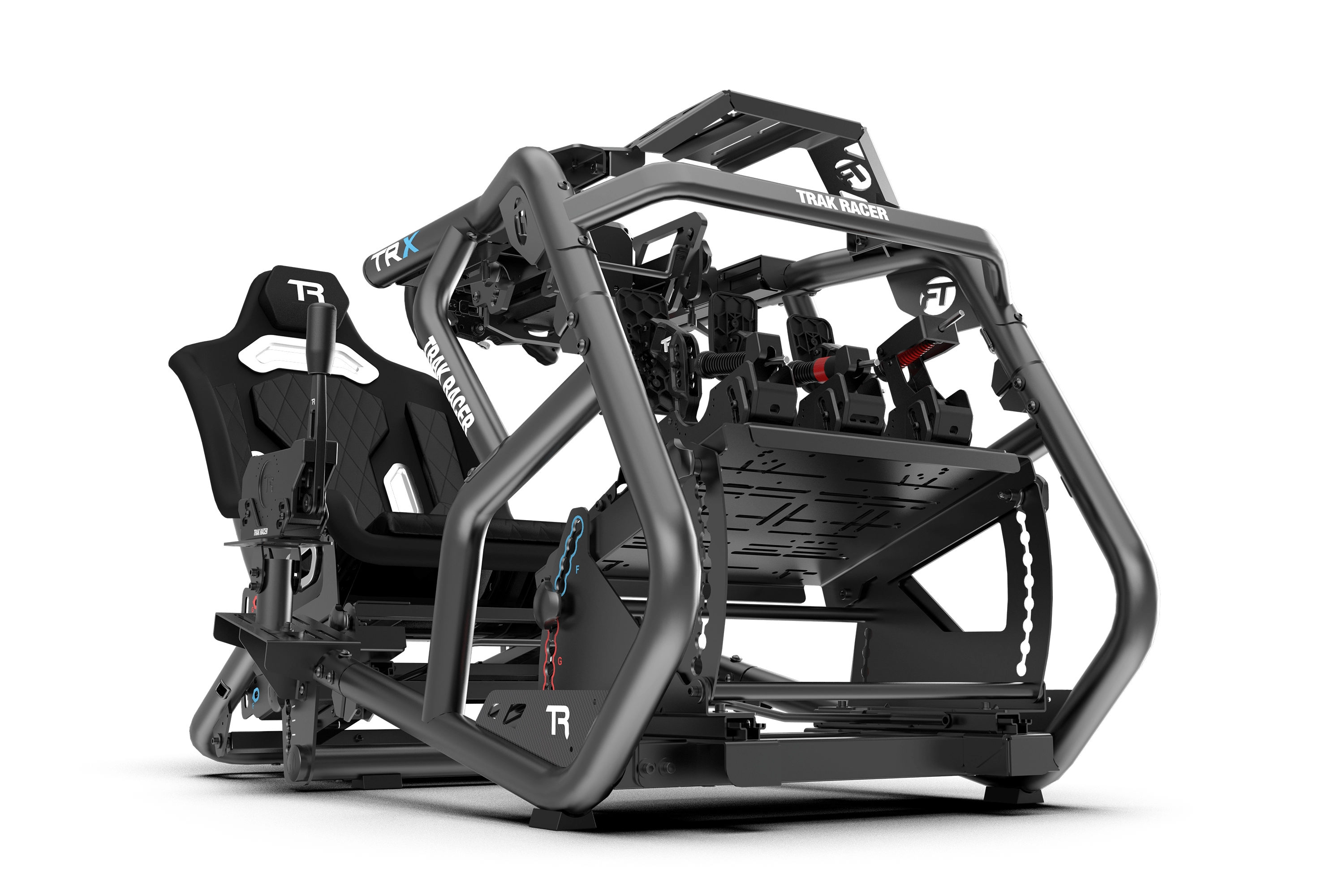 trak-racer-trx-v2-racing-simulator-black-cockpit-formula-gt image 1
