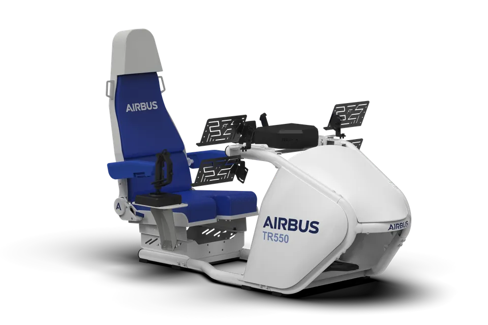 trak-racer-airbus-tr550-flight-simulator-telaio-cockpit-solo-frame image 1