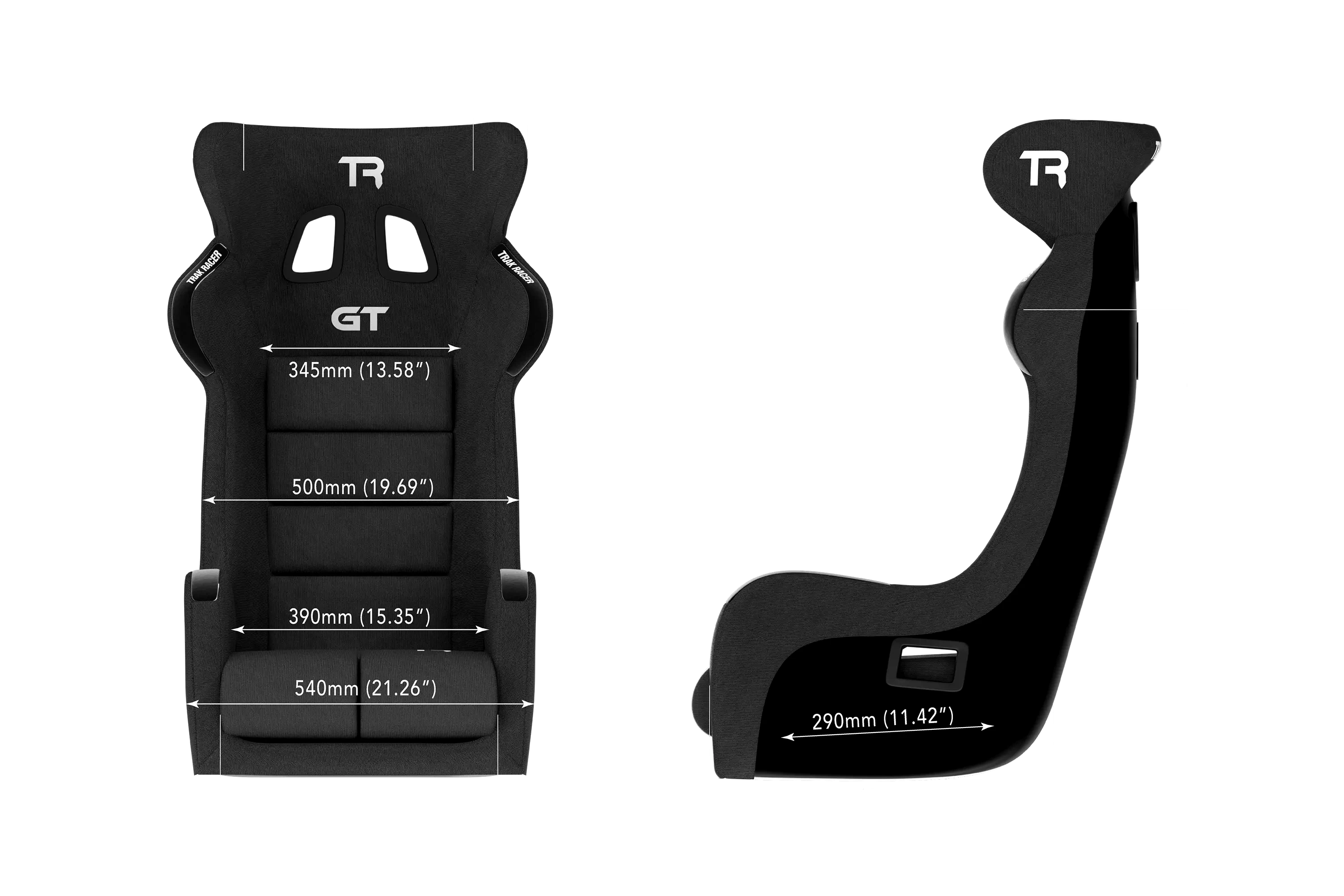 trak-racer-gt-pro-sedile-racing-bucket-fiberglass-nero image 7