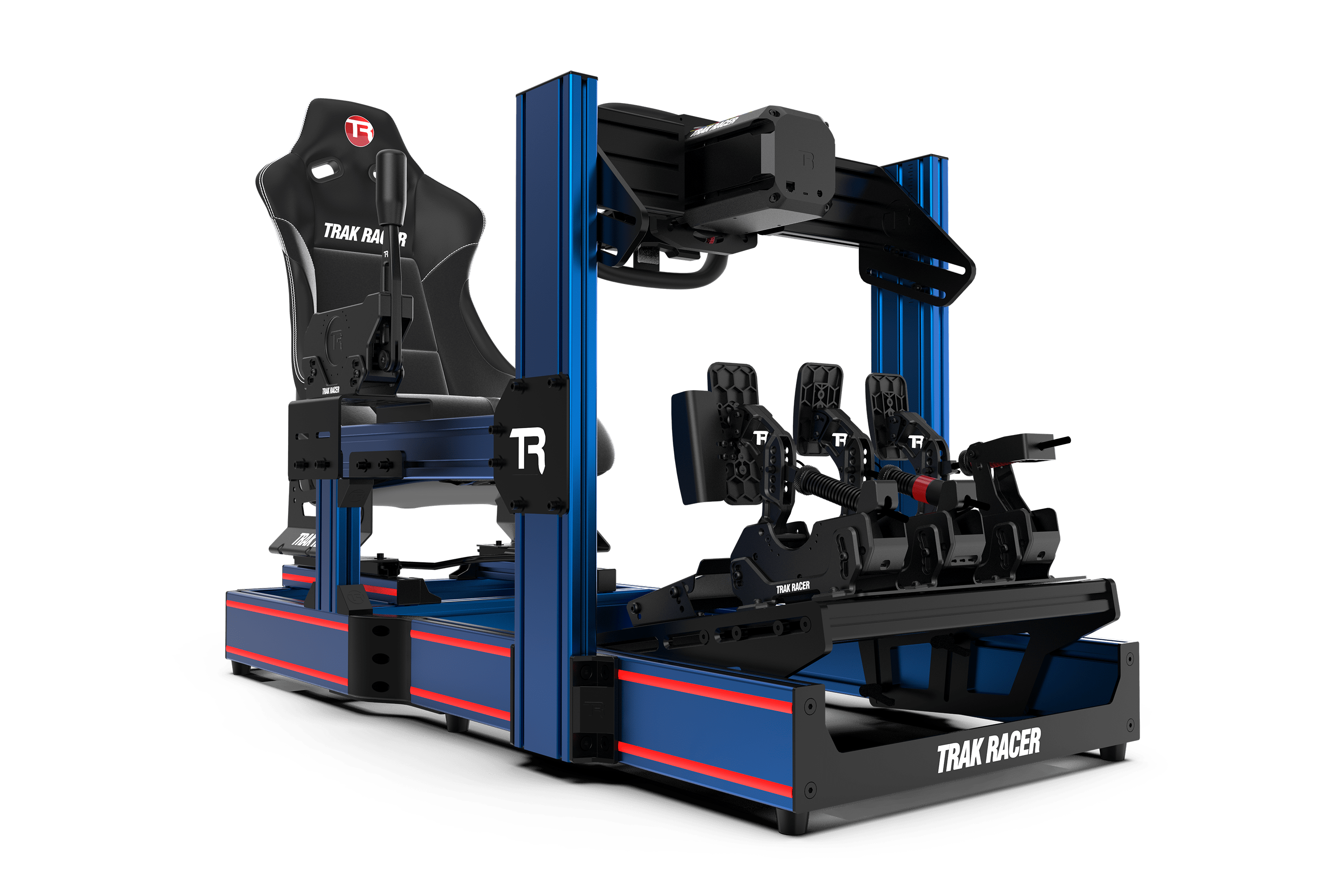 trak-racer-tr120s-v2-racing-simulator-con-kit-slitte-sedile image 7