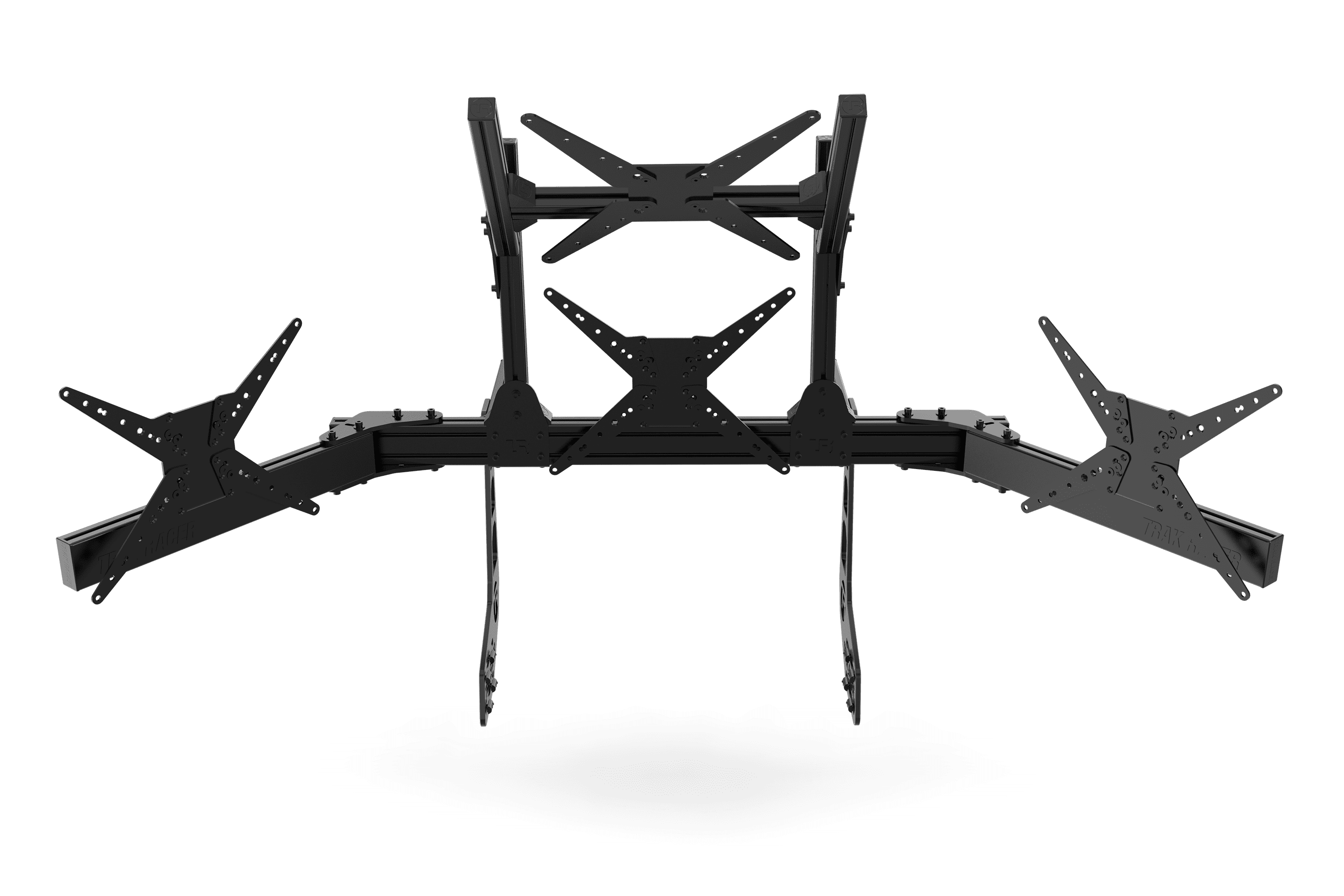 trak-racer-supporto-4-monitor-da-cockpit-fino-a-45-nero image 5