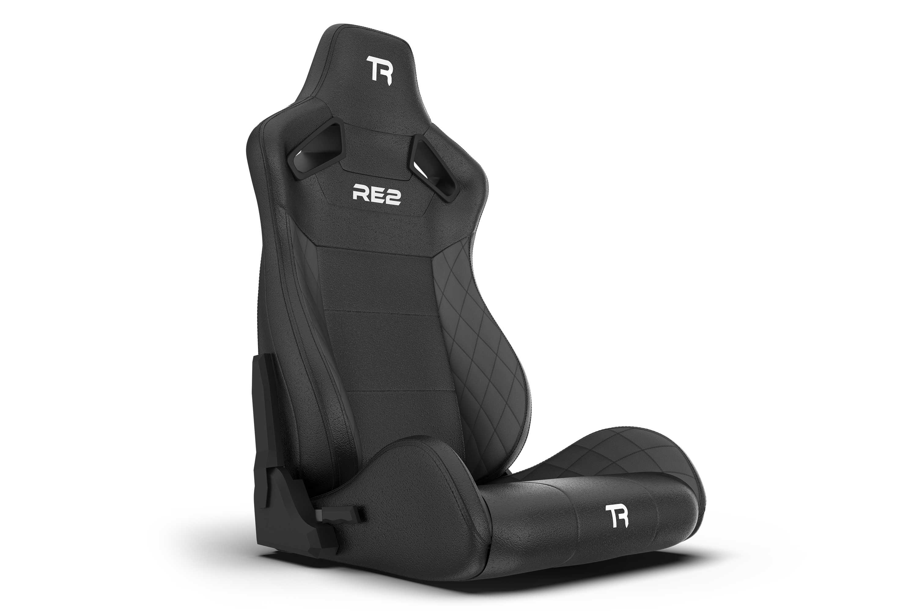trak-racer-re2-dual-lock-sedile-sim-racing-reclinabile-nero-diamond image 1