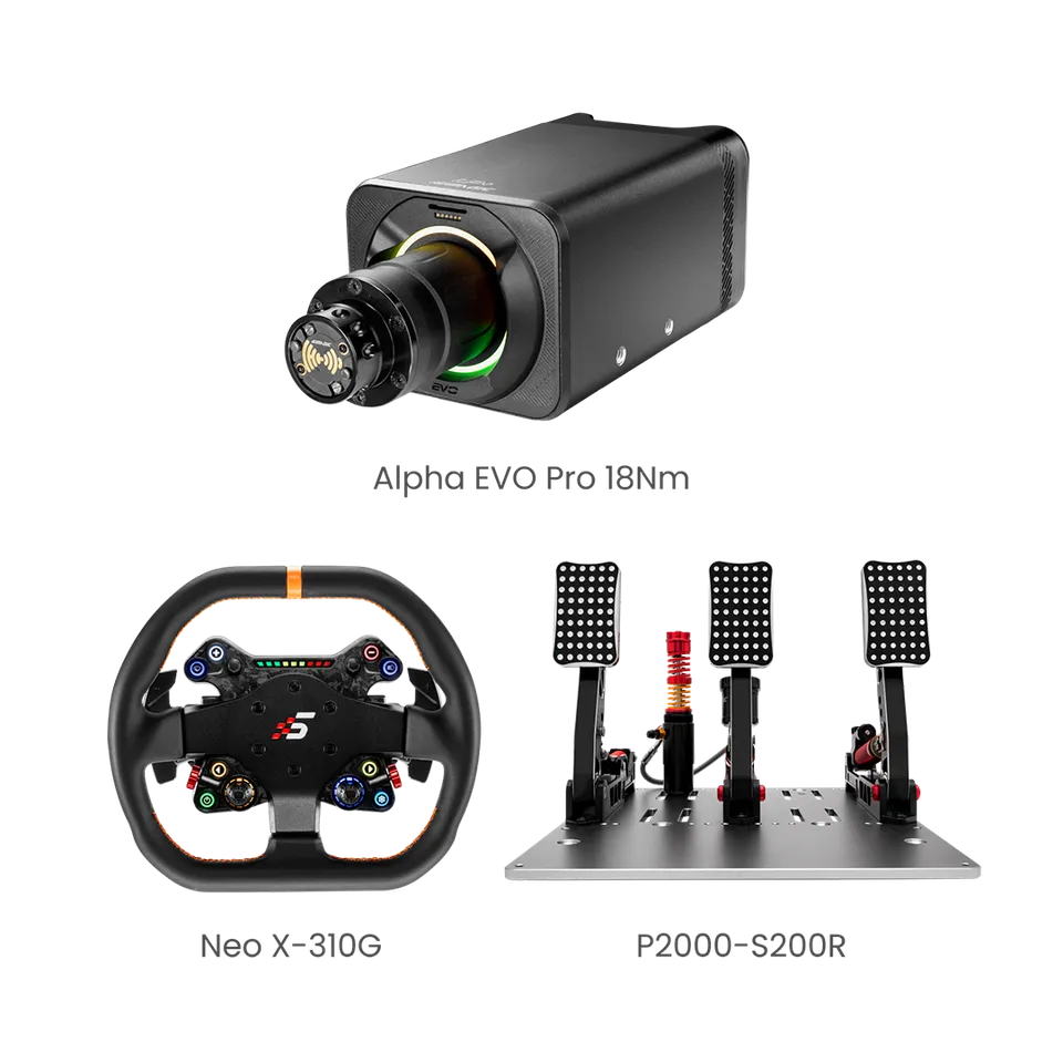 simagic-alpha-evo-pro-18nm-base-volante-direct-drive-bundle-3-pezzi image 1