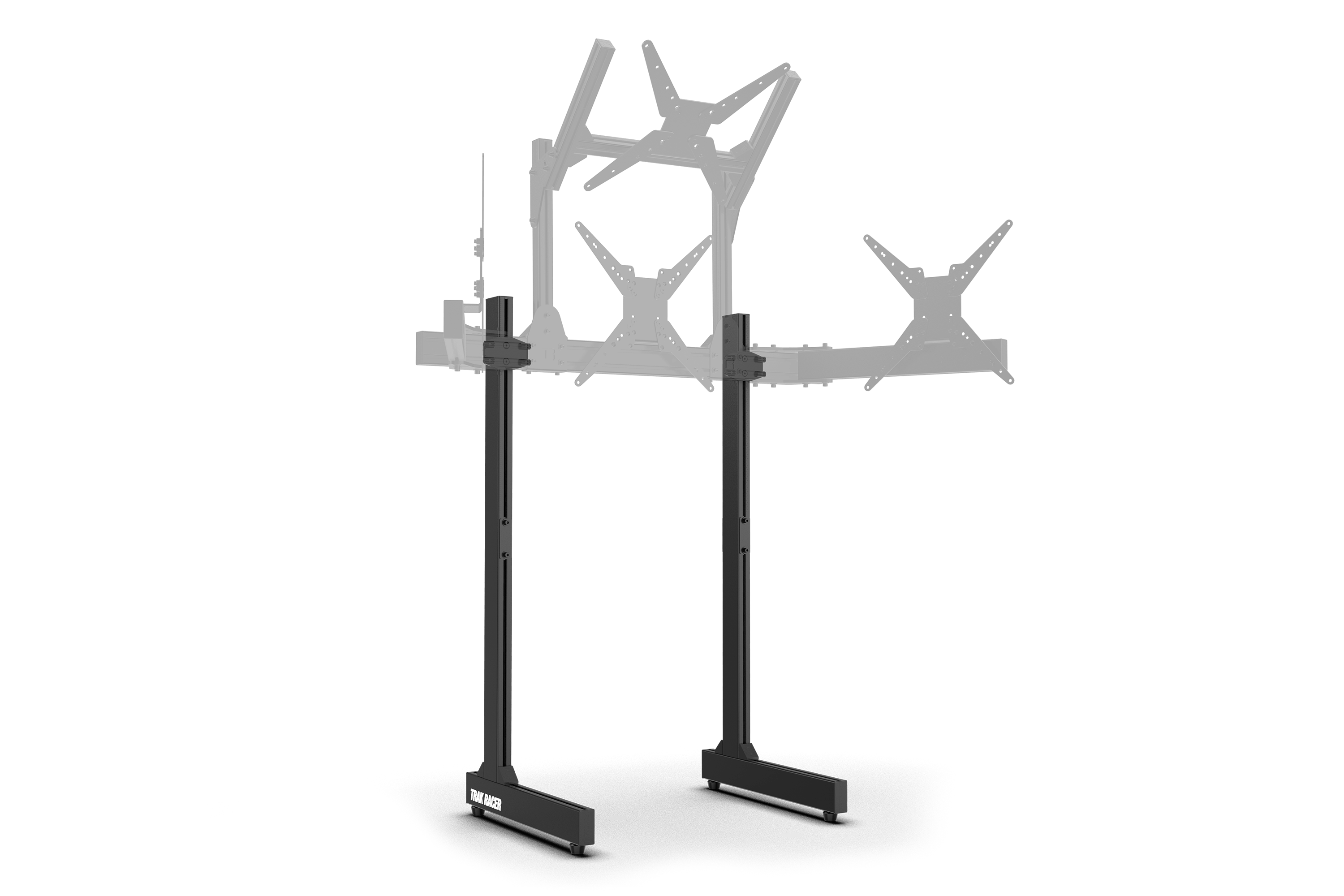 trak-racer-kit-gambe-supporto-per-monitor-stand-freestanding-con-protezioni-pavi image 1