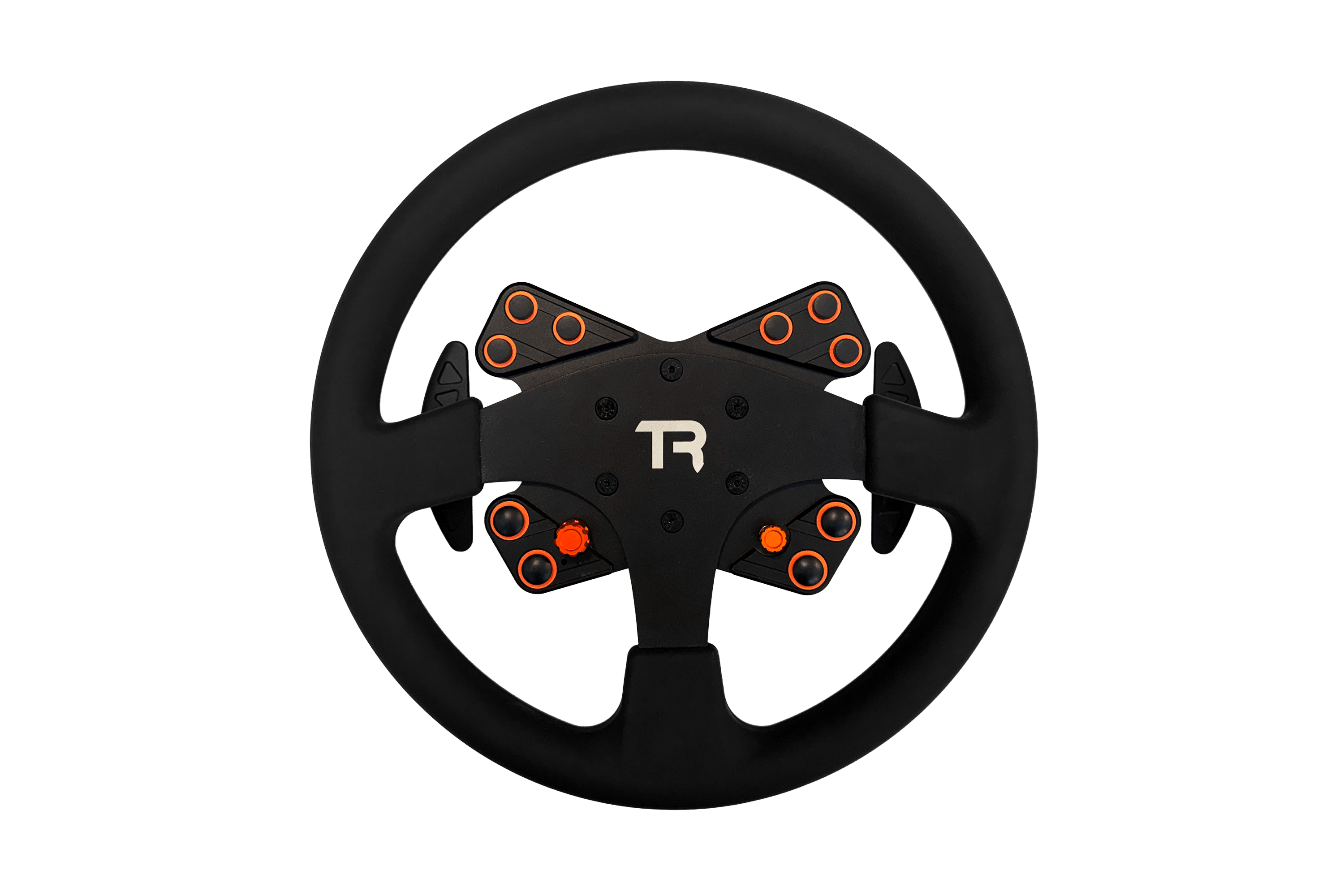 trak-racer-corona-volante-rotonda-330mm-13-alluminio-con-grip-silicone image 8