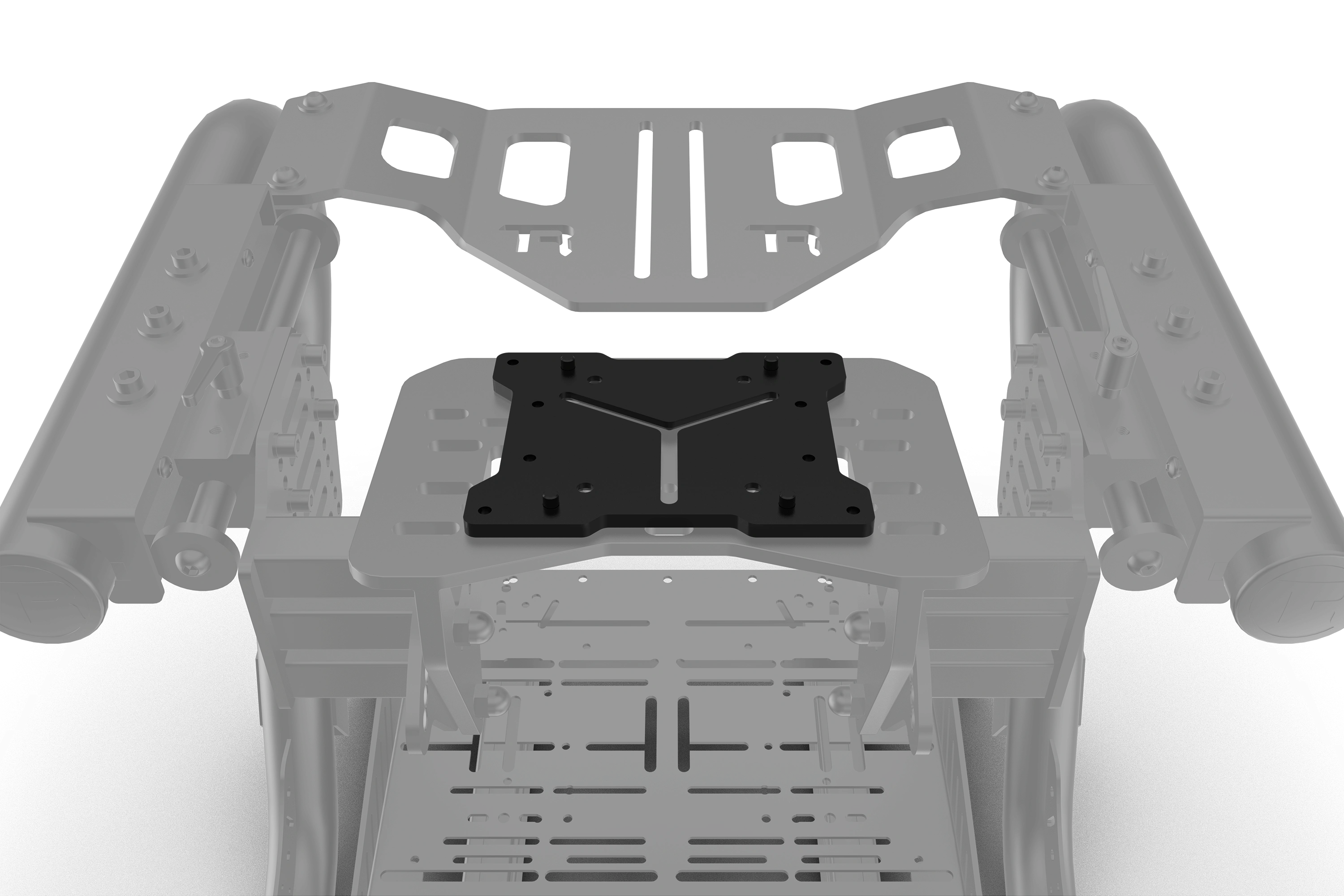 trak-racer-piastra-adattatore-universale-in-acciaio-per-volanti-asetek image 1
