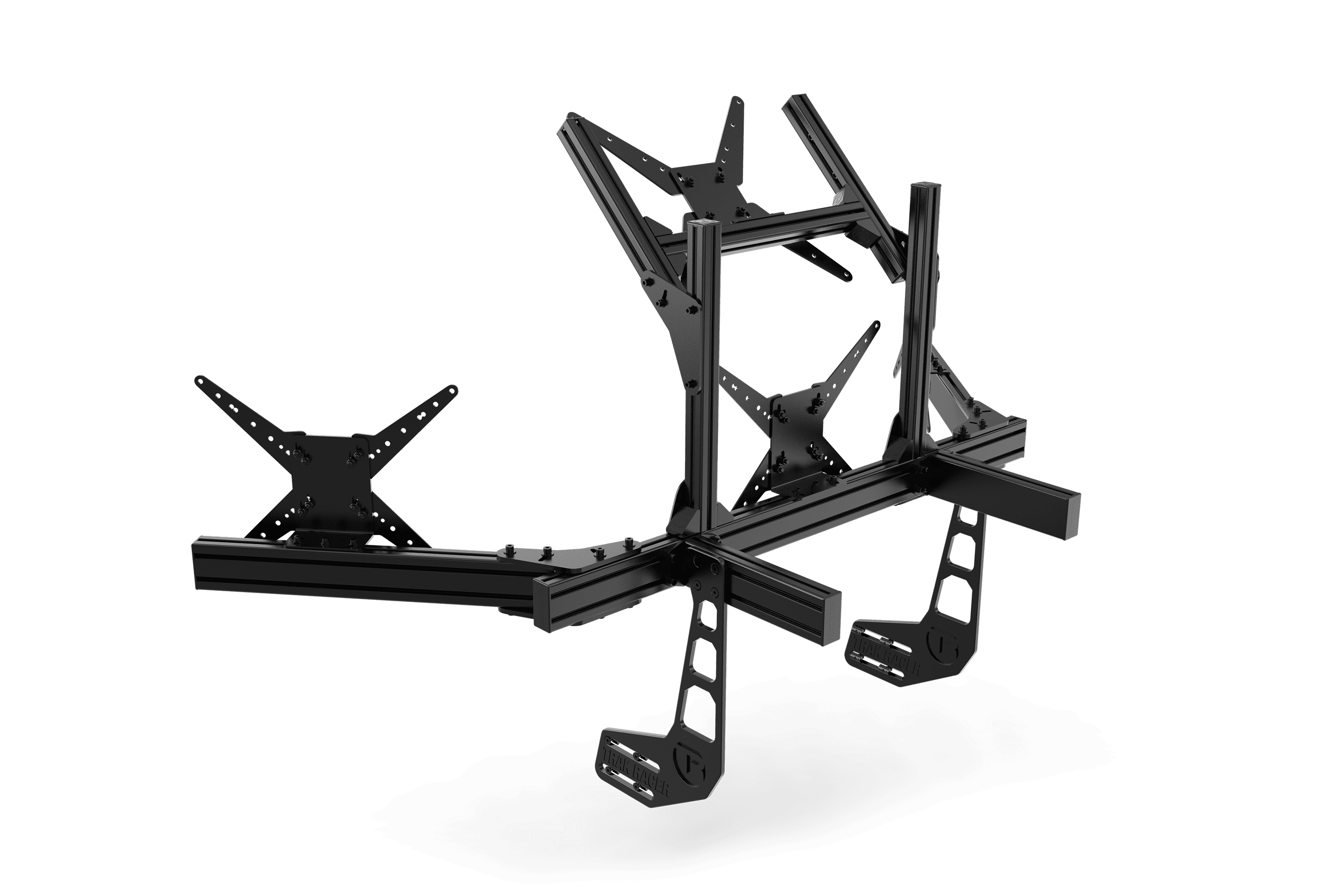 trak-racer-supporto-4-monitor-da-cockpit-fino-a-45-nero image 4