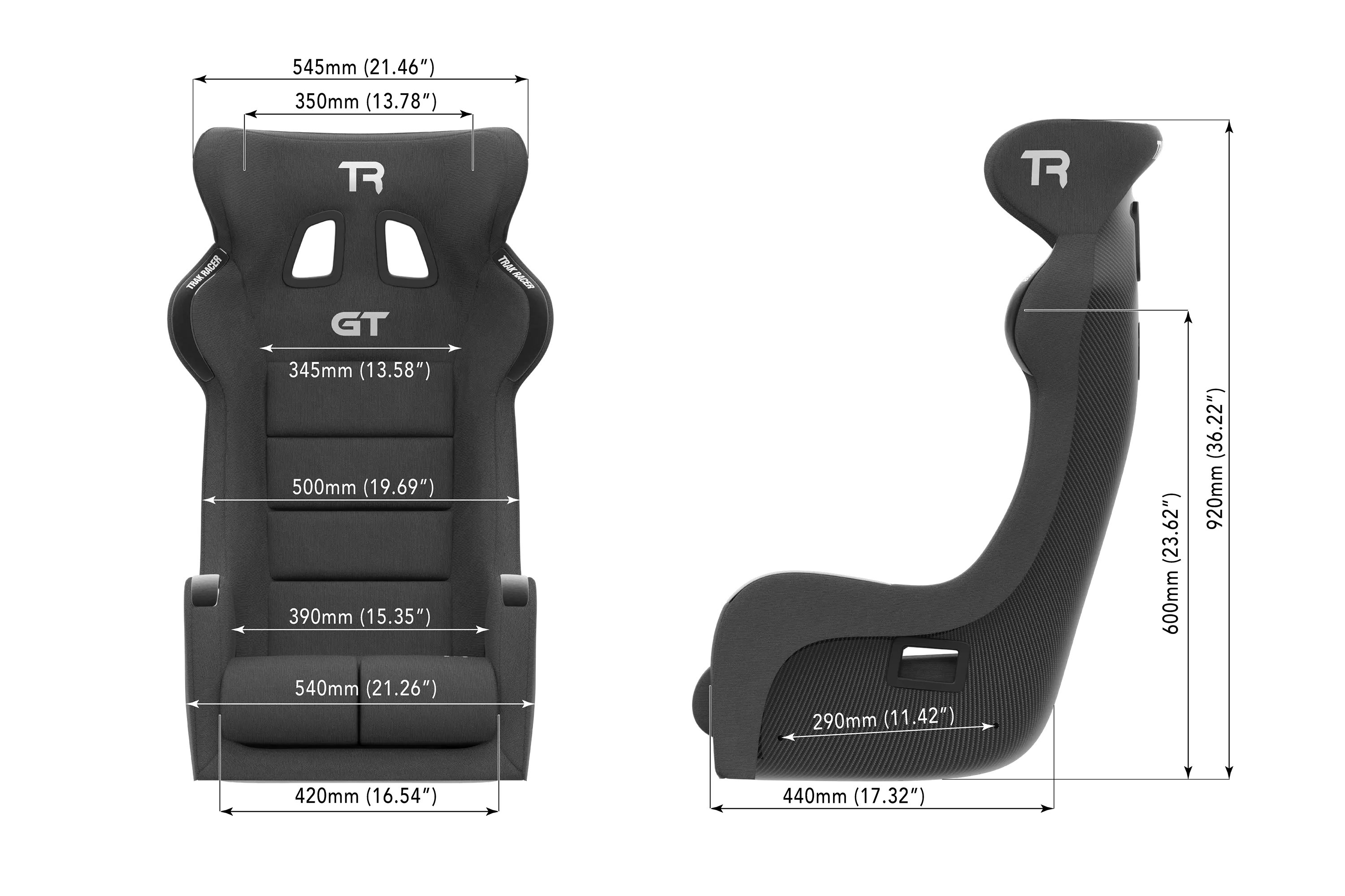 trak-racer-sedile-racing-gt-pro-bucket-look-carbonio image 4