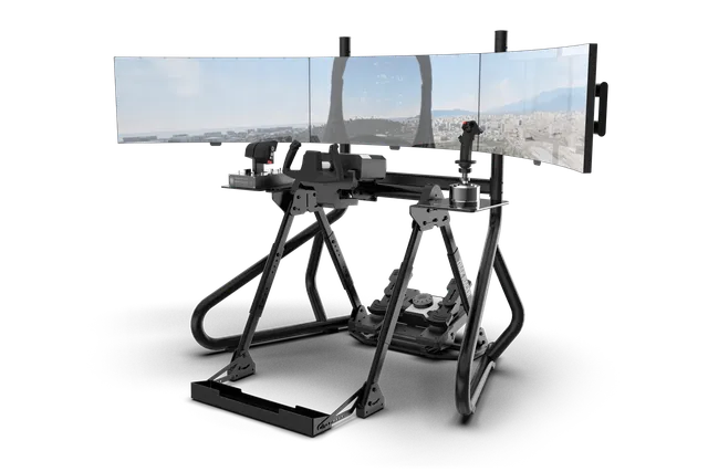 trak-racer-fs3-v2-stand-flight-simulator-yoke-e-pedali-volo image 1