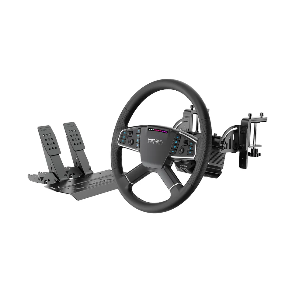 moza-racing-r5-pro-truck-bundle-volante-400mm-pedali image 1