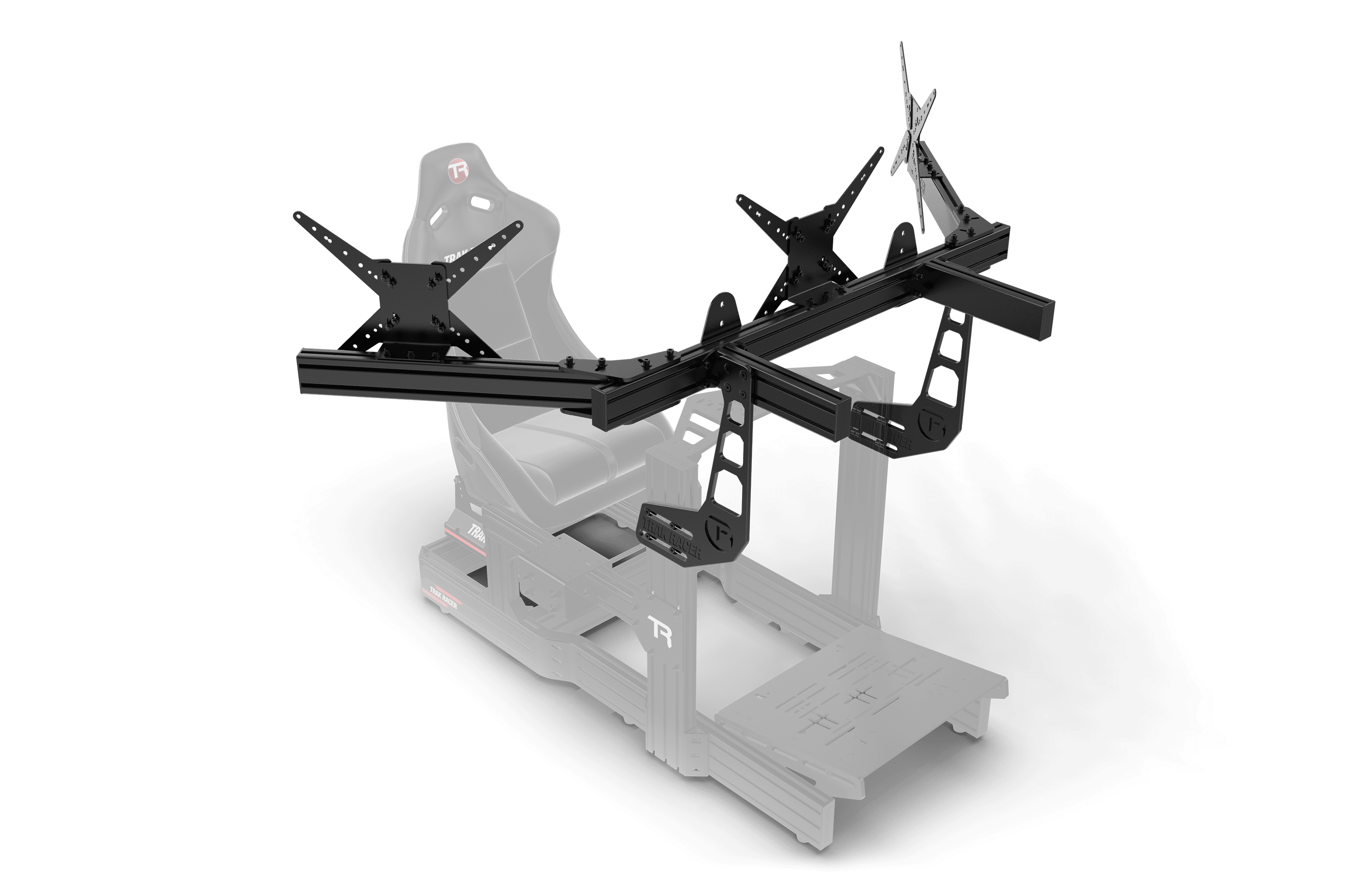 trak-racer-stand-triplo-monitor-integrato-a-cockpit-fino-a-45-per-sim-racing-e-f image 3