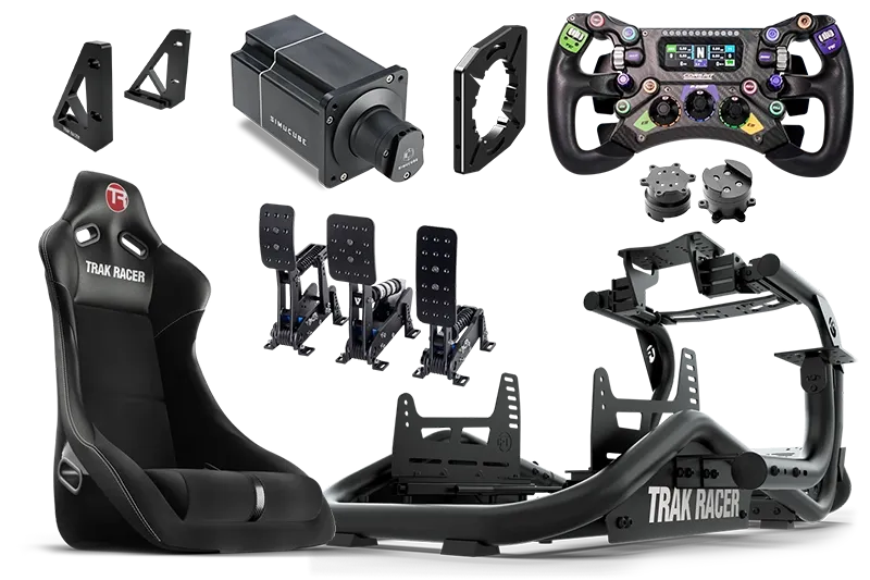 trak-racer-tr8-pro-bundle-completo-con-volante-base-e-pedaliera image 1