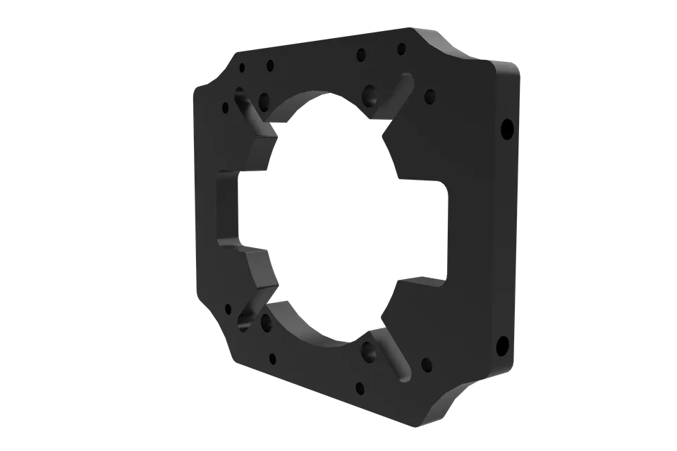 trak-racer-tr-one-piastra-anteriore-per-moza-r9-r25-ultra-front-wheel-mount image 1