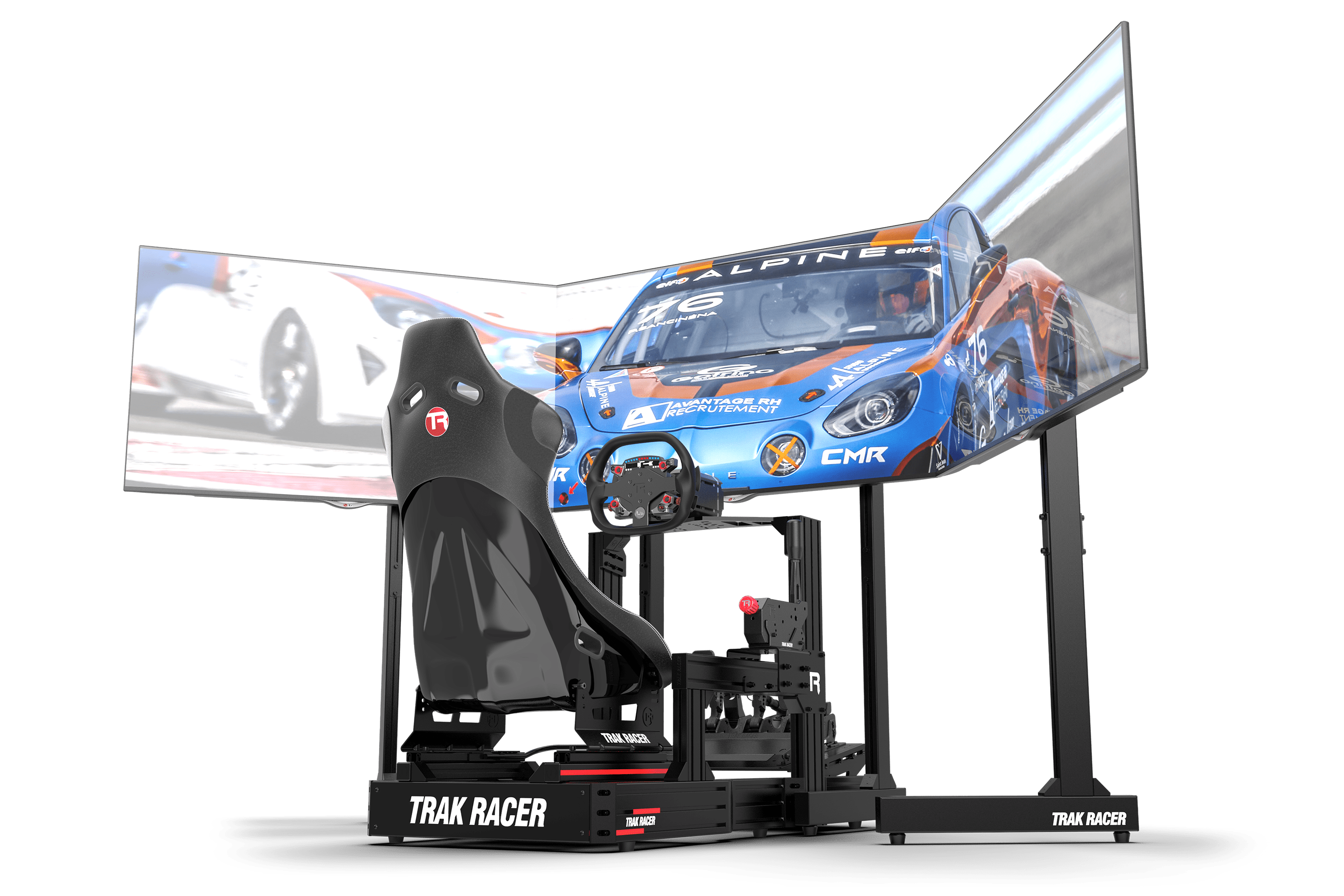 trak-racer-freestanding-triple-monitor-stand-xl-con-gambe-fino-a-55 image 1