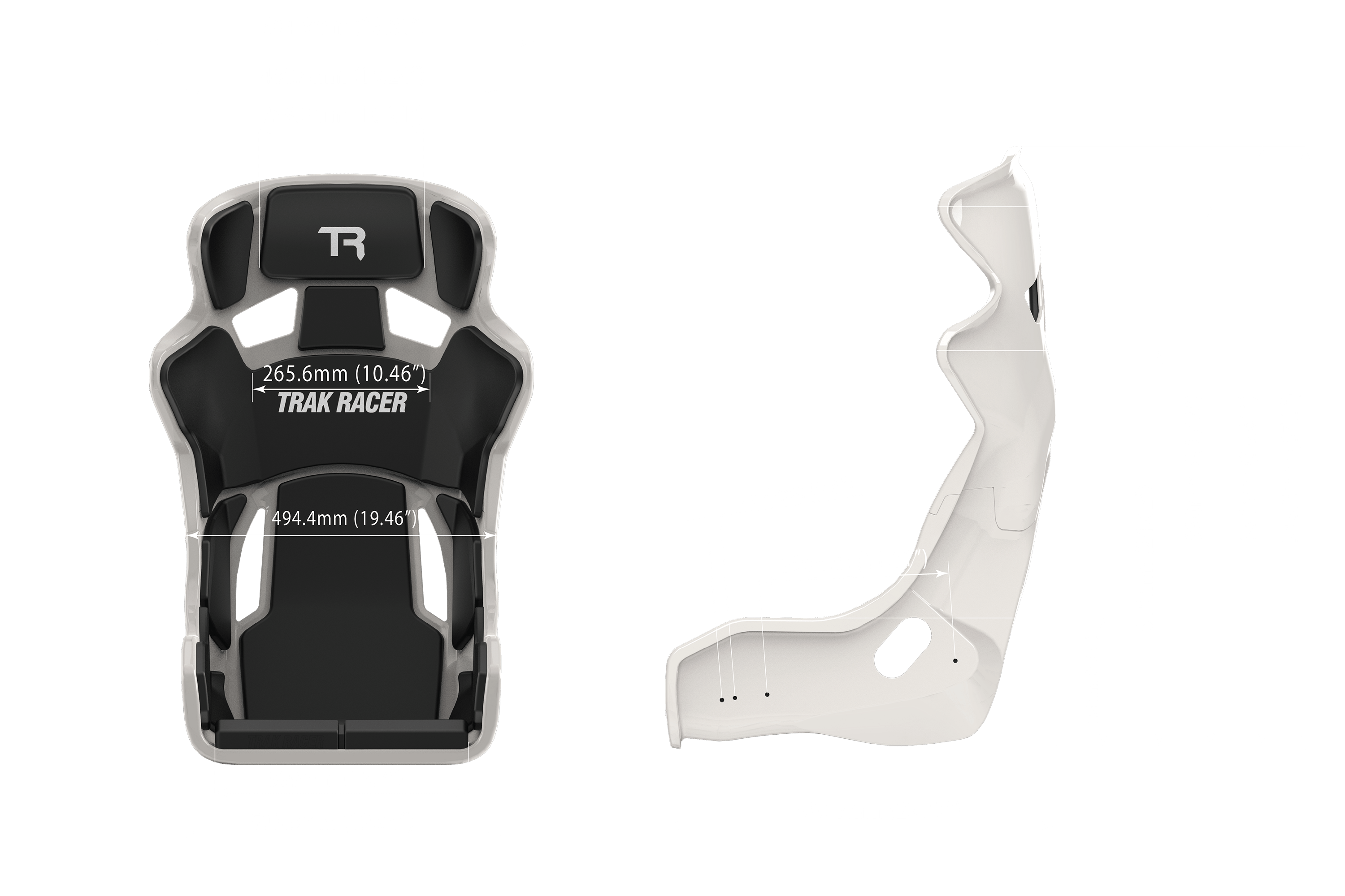 trak-racer-tr-series-gt-pro-sedile-racing-fiberglass-grigio image 5