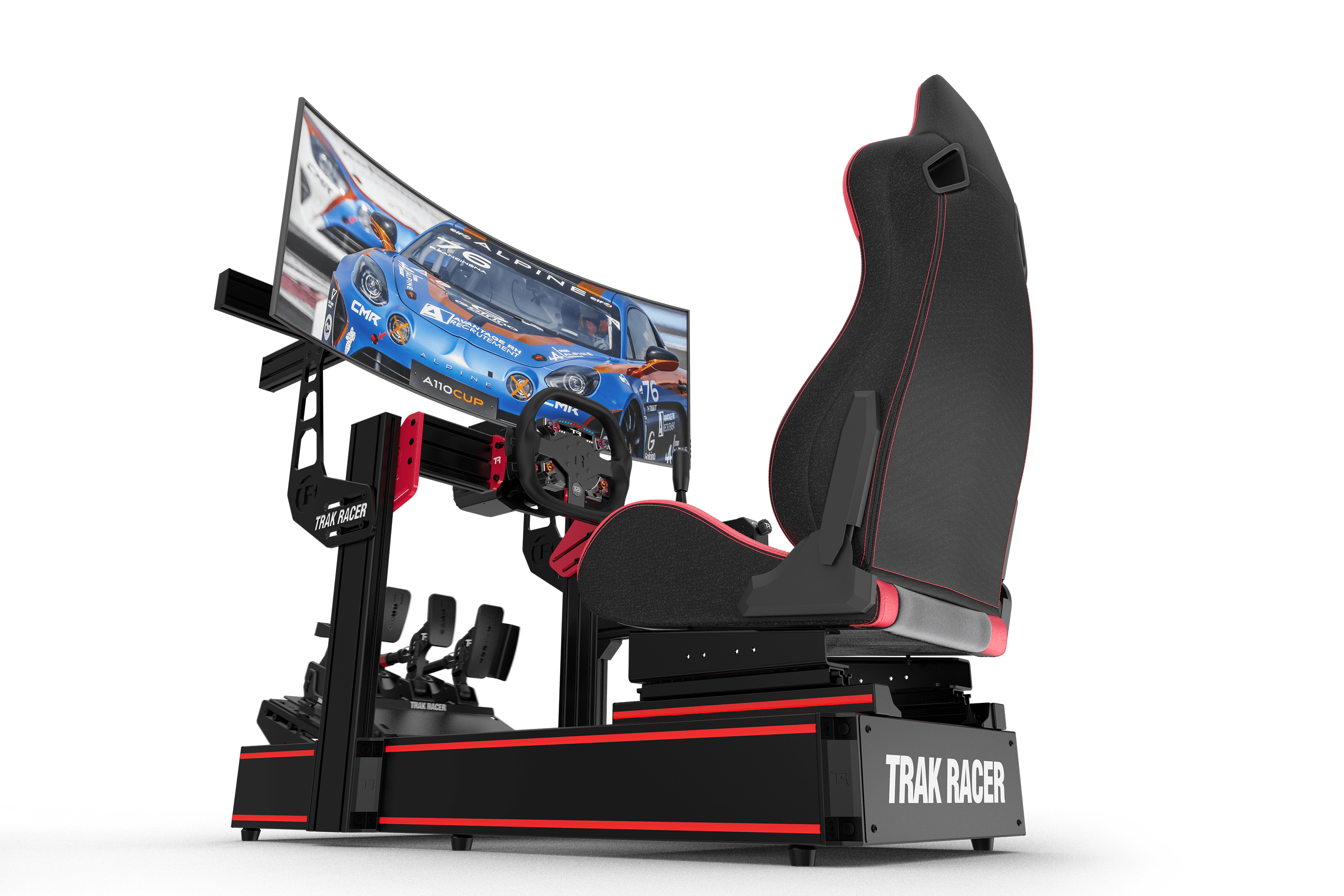 trak-racer-tr160-v5-racing-simulator-con-seat-slider-kit image 4