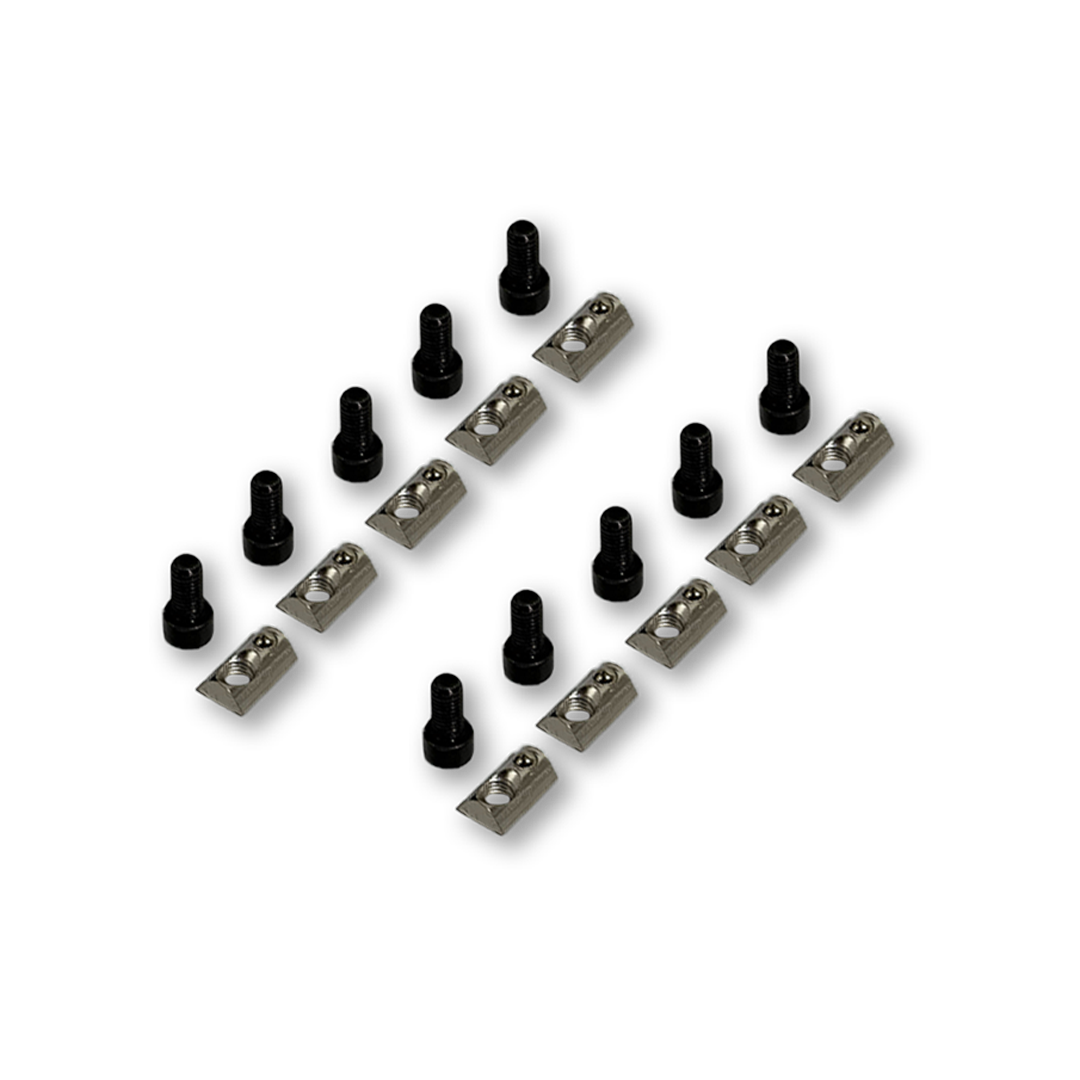 trak-racer-dadi-a-t-con-cuscinetto-e-viti-m8-per-cava-8mm-set-10-20 image 2