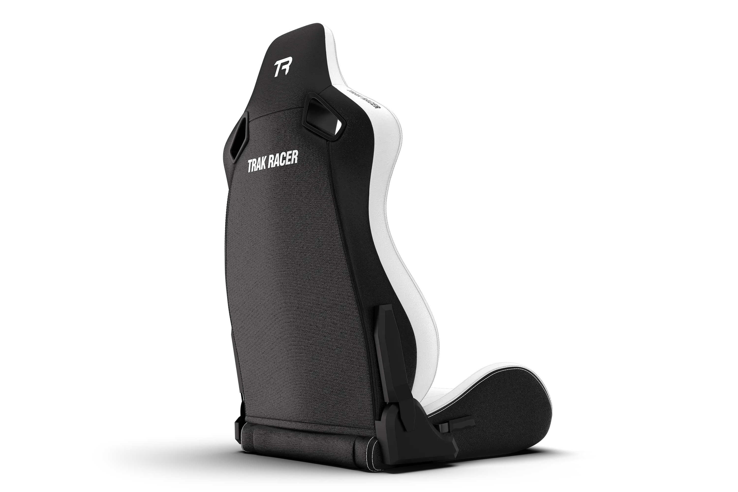 trak-racer-re2-sedile-sim-racing-reclinabile-dual-lock-bianco-diamond image 2