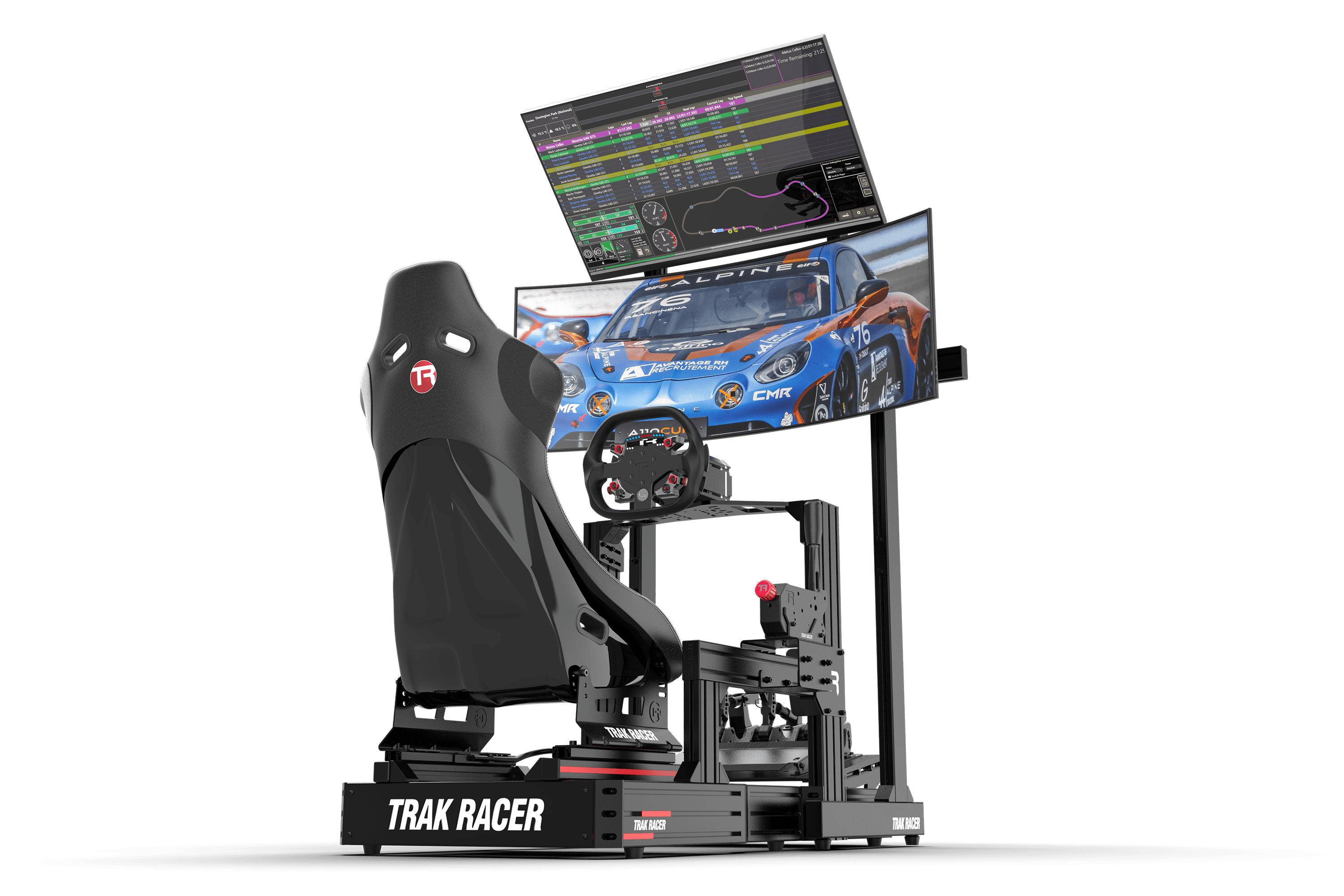 trak-racer-supporto-monitor-doppio-autoportante-fino-a-80-per-sim-racing image 1