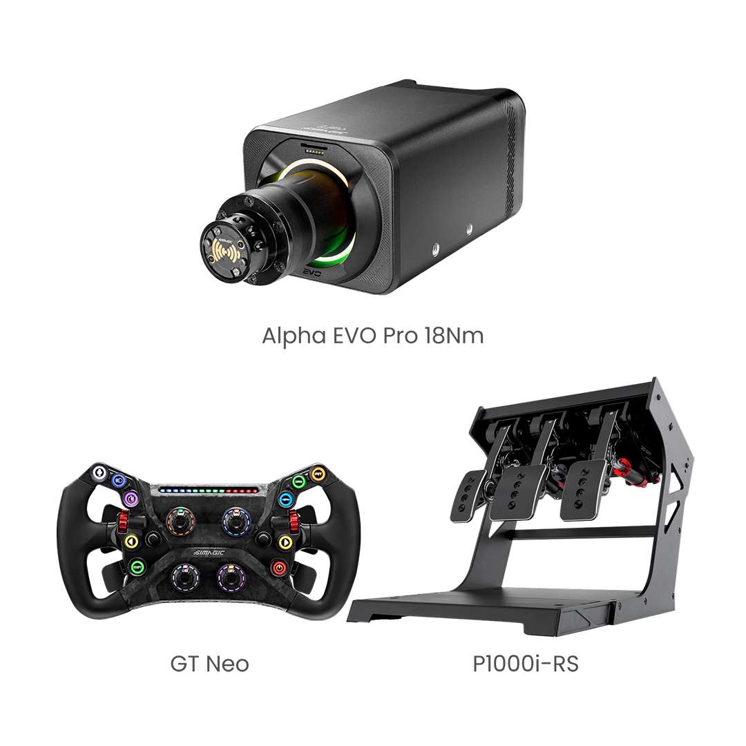 simagic-alpha-evo-pro-18nm-base-volante-direct-drive-bundle-3-pezzi image 3