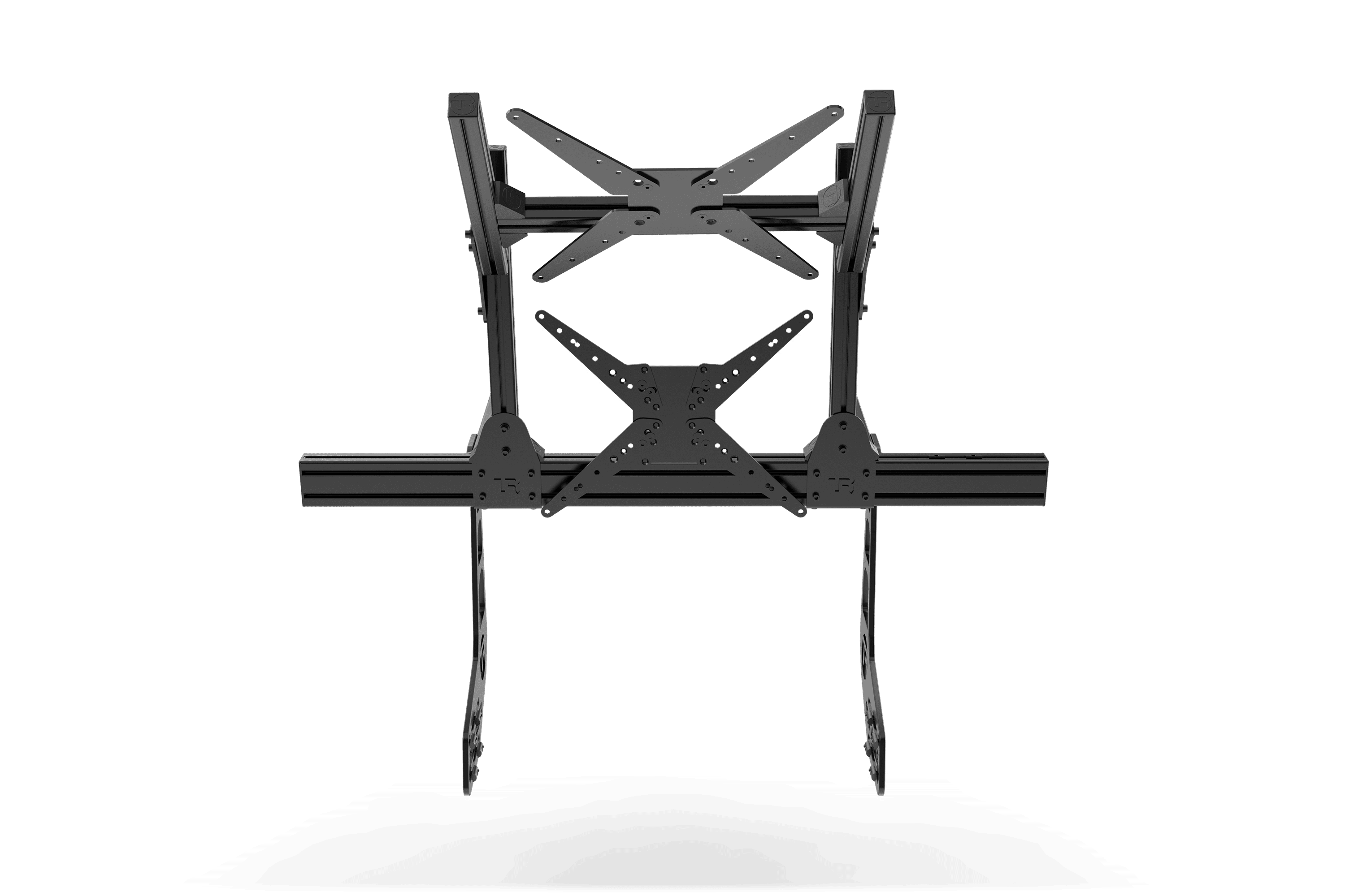 trak-racer-cockpit-mounted-dual-monitor-stand-supporto-doppio-monitor-fino-a-80 image 4
