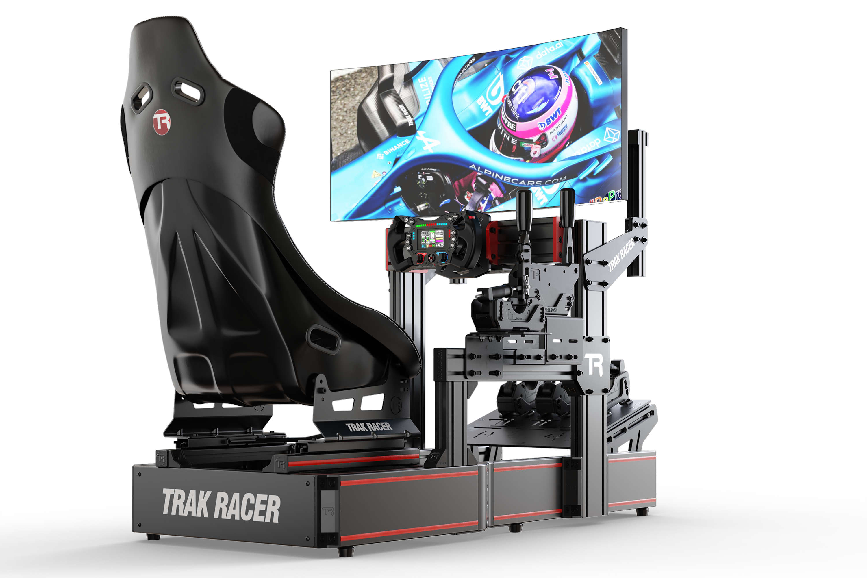 trak-racer-supporto-monitor-singolo-lite-580mm-fino-a-60-da-cockpit image 1