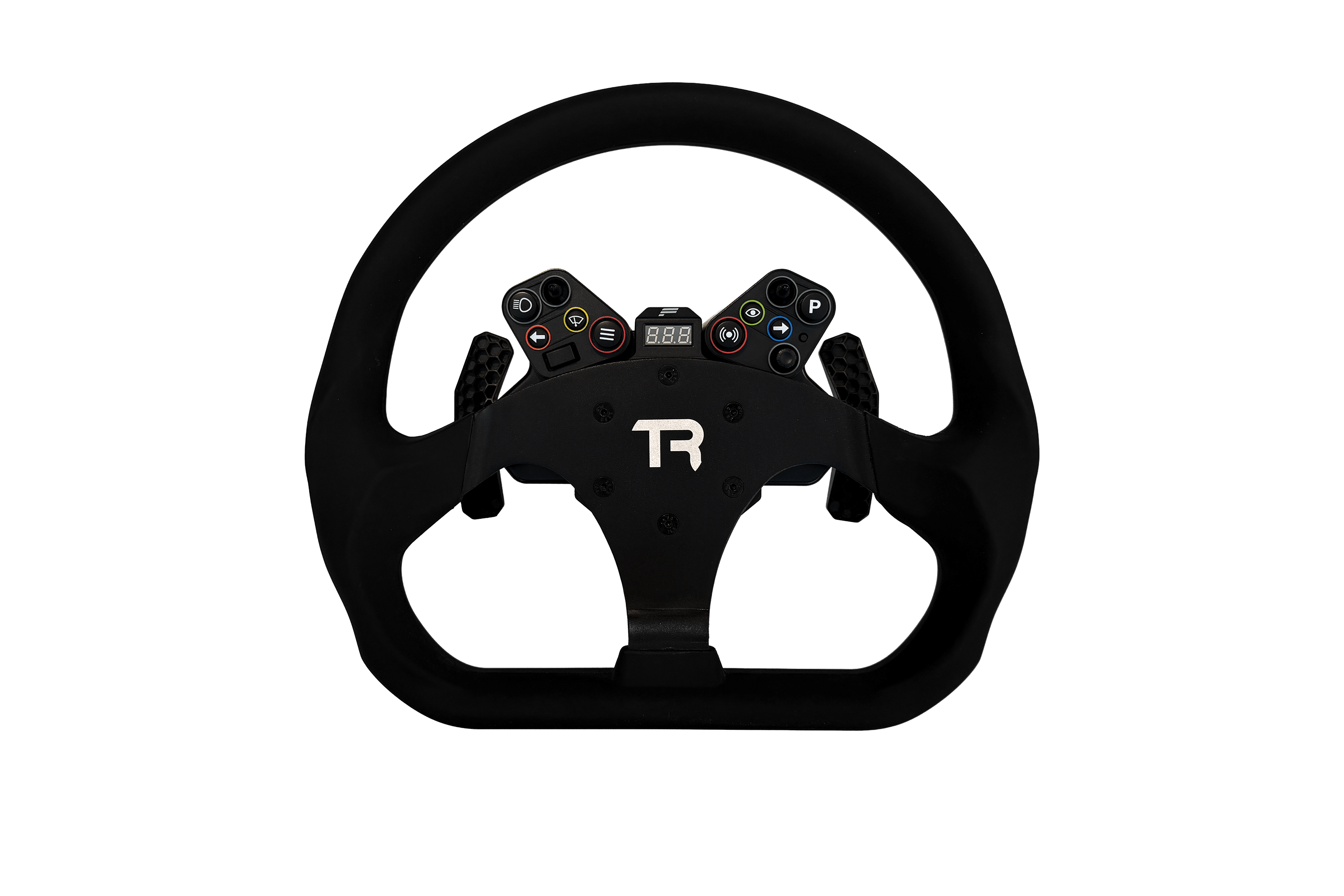 trak-racer-corona-volante-gt-330mm-13-flat-bottom-chiusa-in-alluminio-con-grip-s image 8