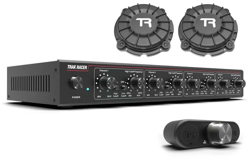 trak-racer-4ch-40w-amplificatore-bassa-frequenza-classe-d-con-2-bass-shaker image 1