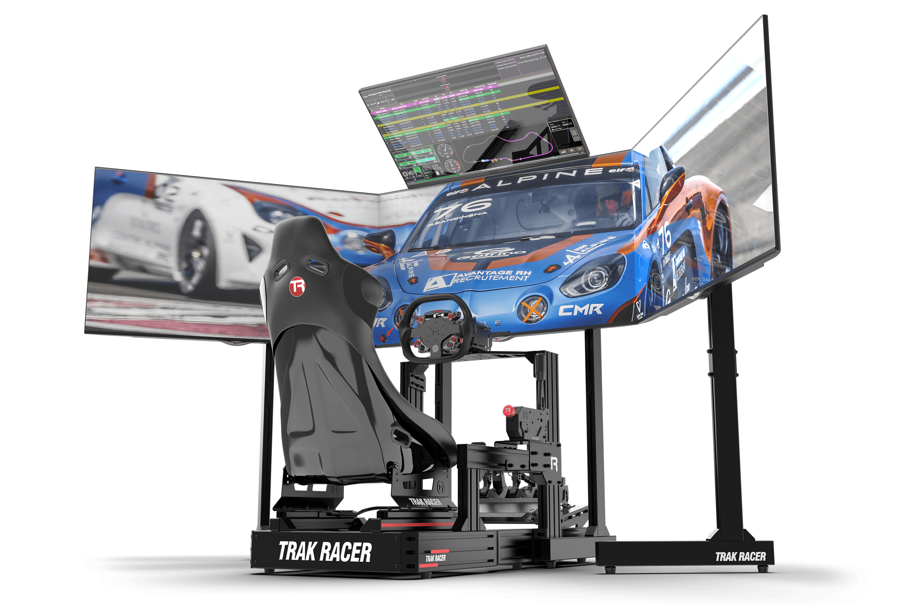 trak-racer-supporto-monitor-quadruplo-freestanding-fino-a-55-45-overhead image 1