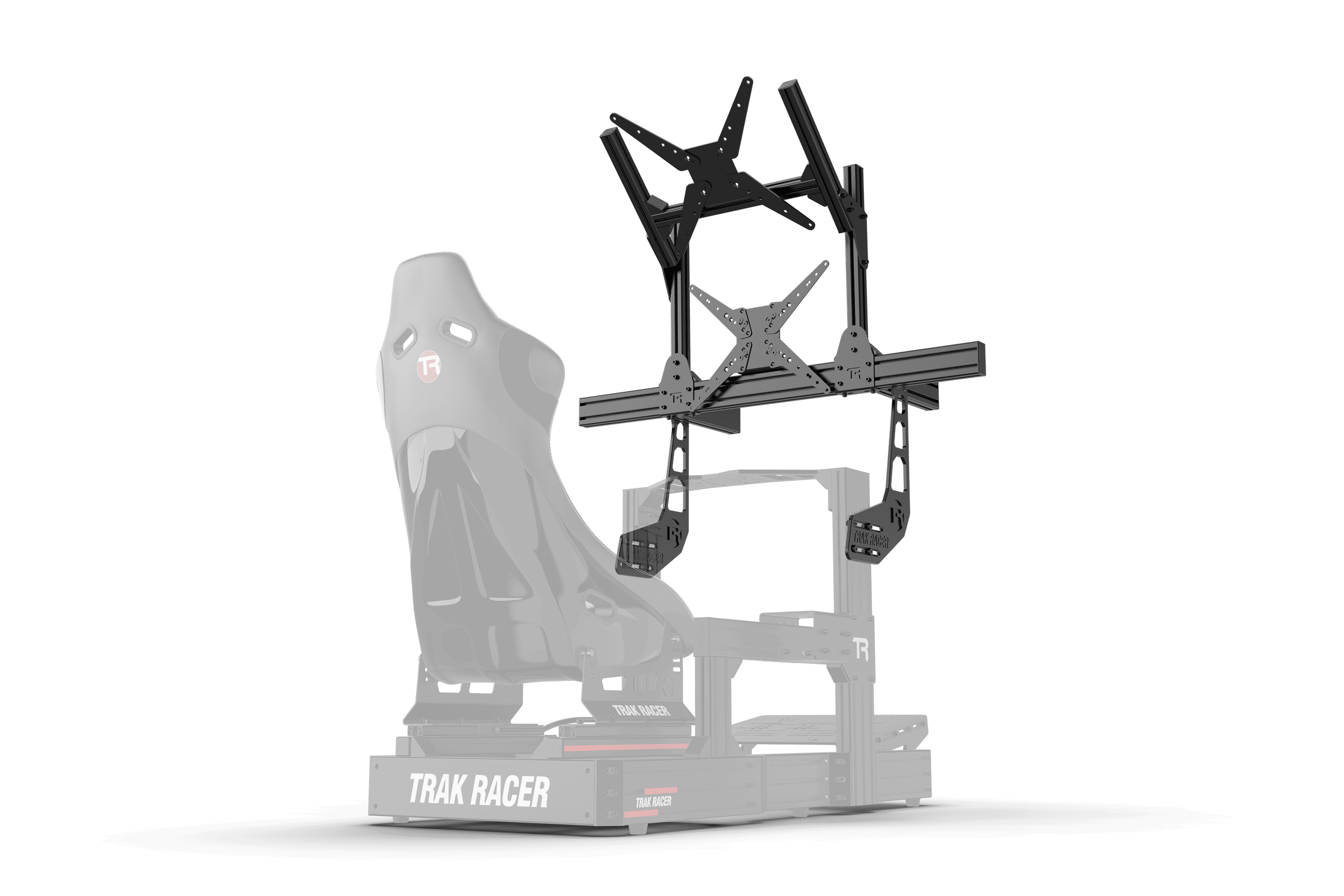 trak-racer-cockpit-mounted-dual-monitor-stand-supporto-doppio-monitor-fino-a-80 image 6