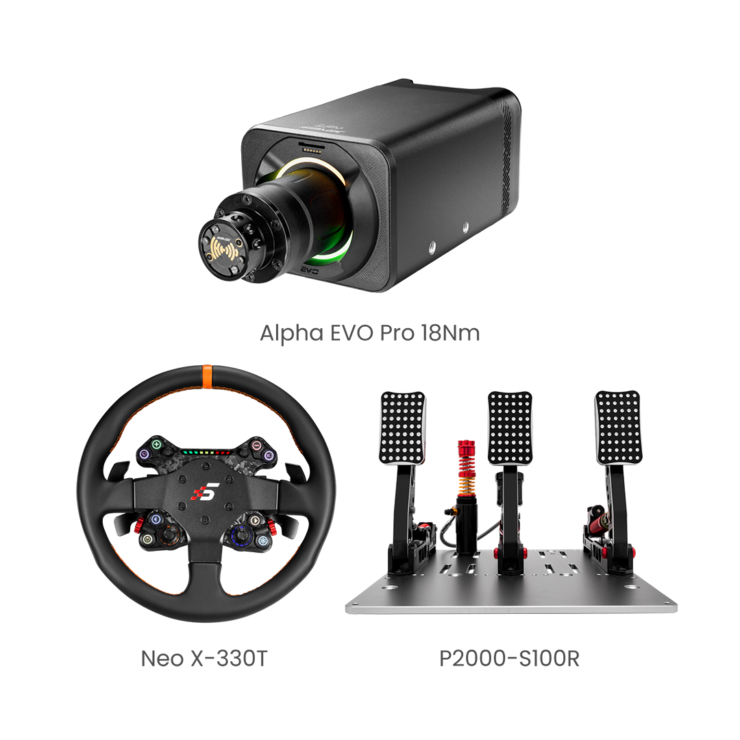 simagic-alpha-evo-pro-18nm-base-volante-direct-drive-bundle-3-pezzi image 4