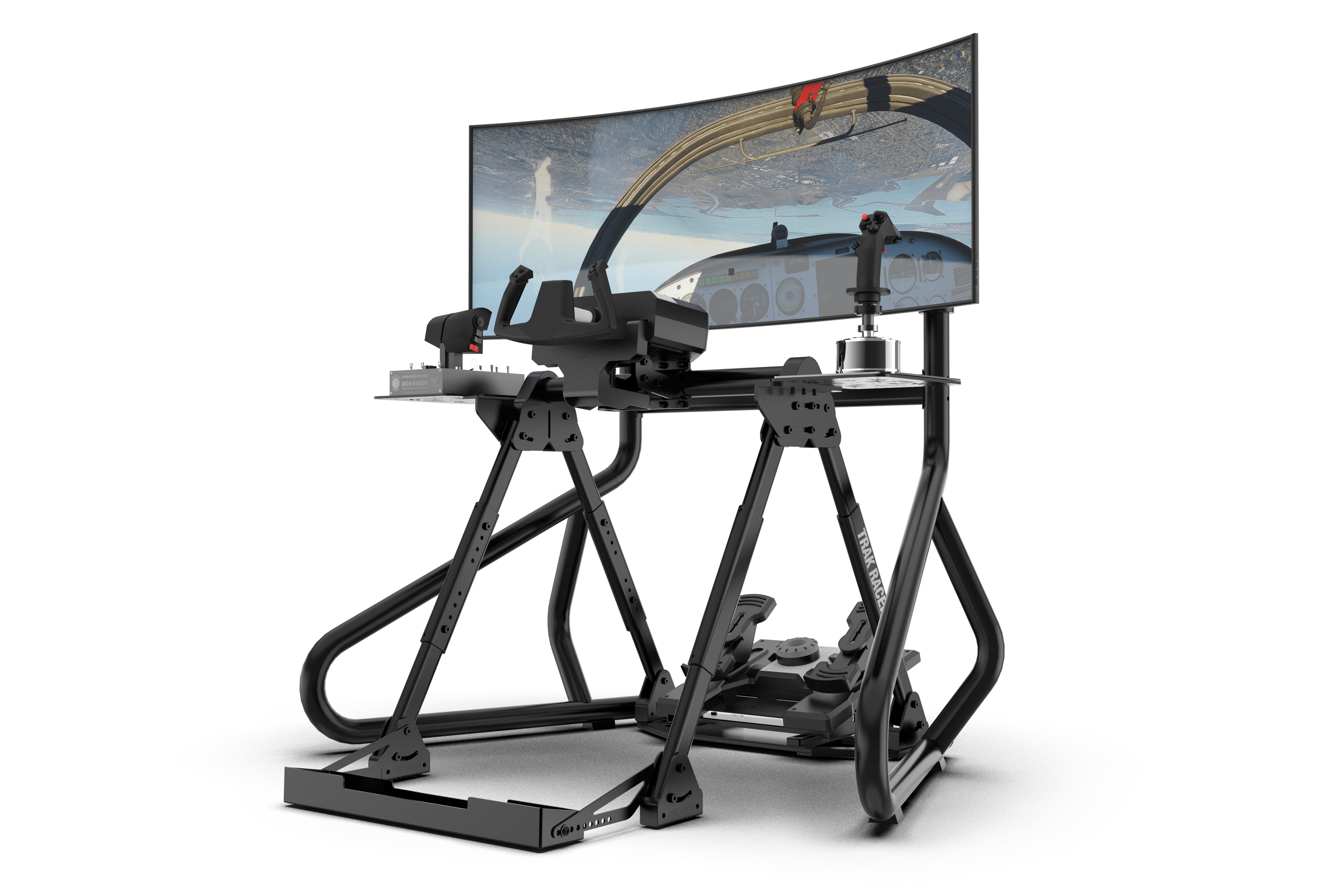 trak-racer-fs3-v2-stand-flight-simulator-yoke-e-pedali-volo image 3