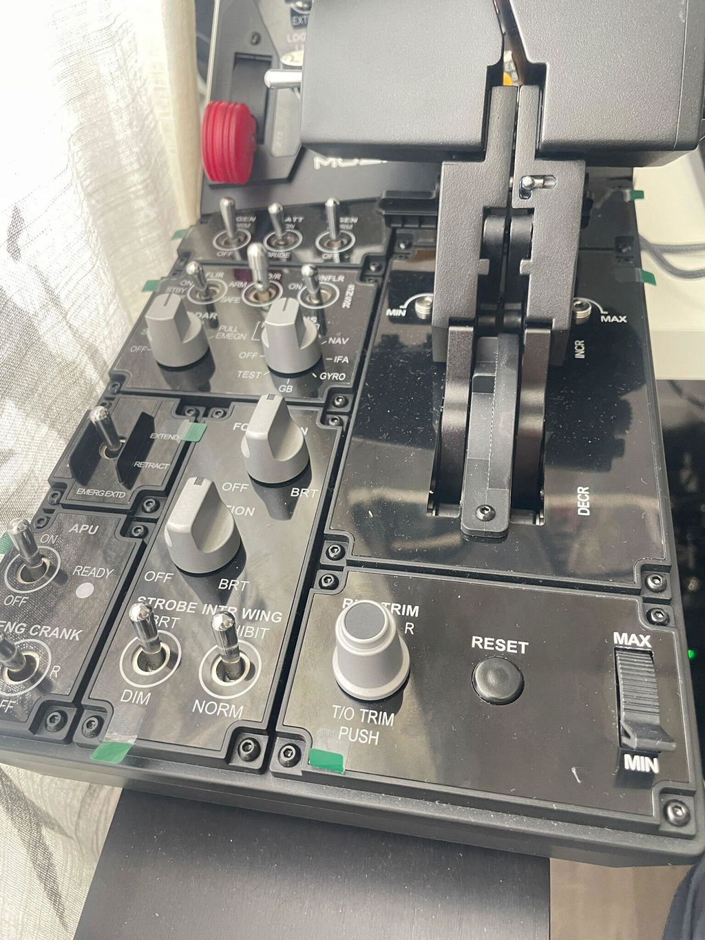 Throttle da caccia vero