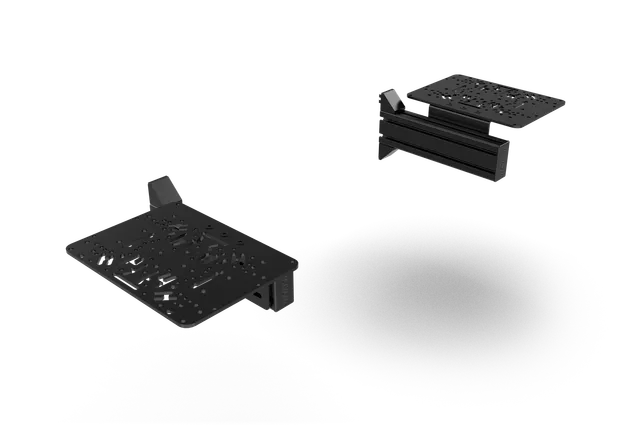 trak-racer-flight-sim-control-mount-kit-2-supporti-laterali-240mm-alluminio image 1