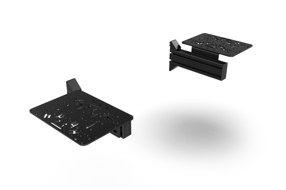 trak-racer-flight-sim-control-mount-kit-2-supporti-laterali-240mm-alluminio image 1