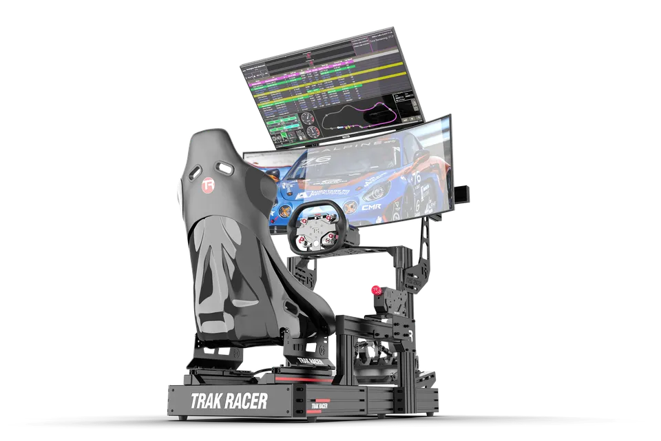 trak-racer-cockpit-mounted-dual-monitor-stand-supporto-doppio-monitor-fino-a-80 image 1
