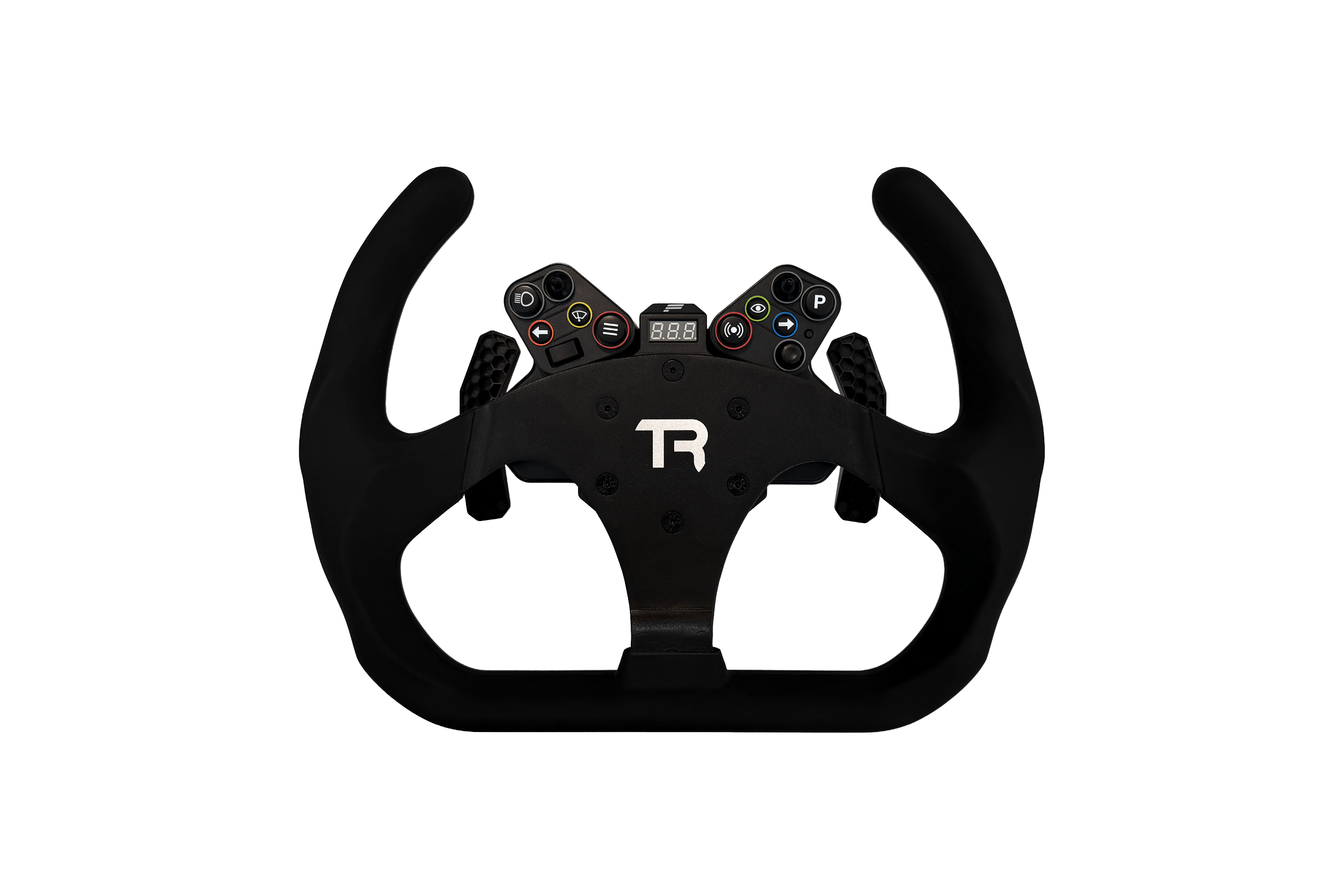 trak-racer-330mm-flat-bottom-open-gt-corona-volante-sim-racing-alluminio image 5