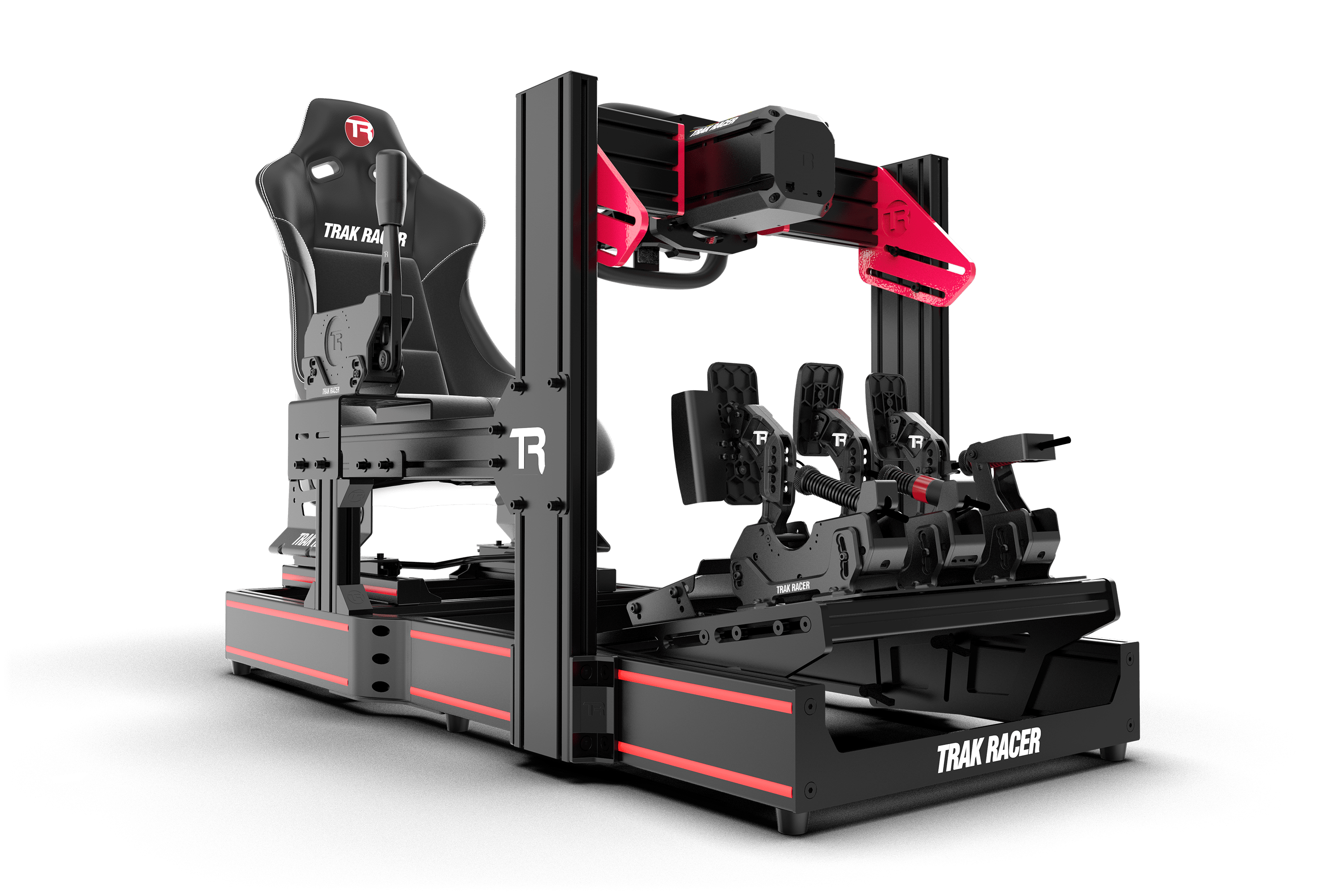 trak-racer-tr120s-v2-racing-simulator-con-kit-slitte-sedile image 6