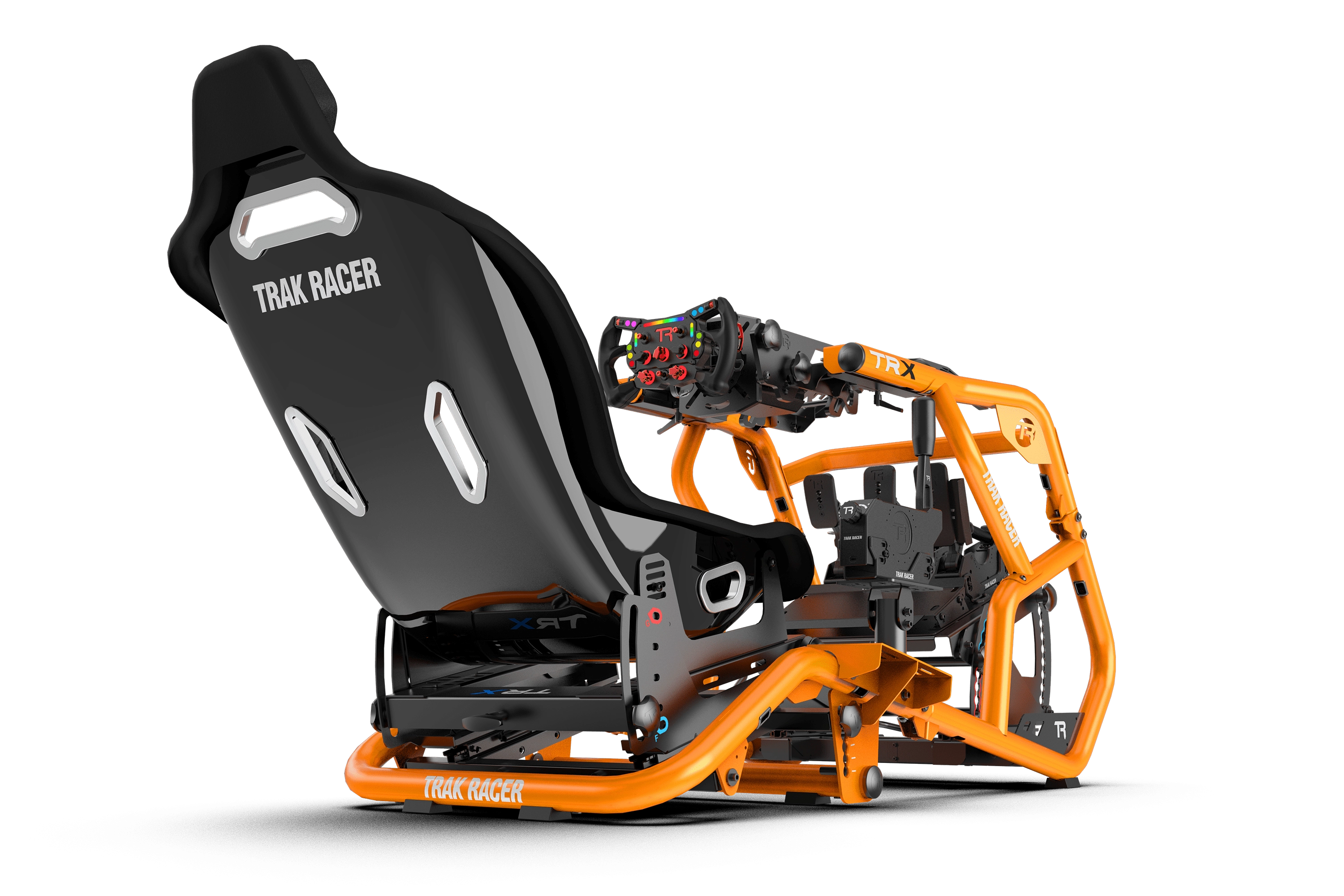 trak-racer-trx-v2-racing-simulator-sunset-orange-cockpit-premium image 4