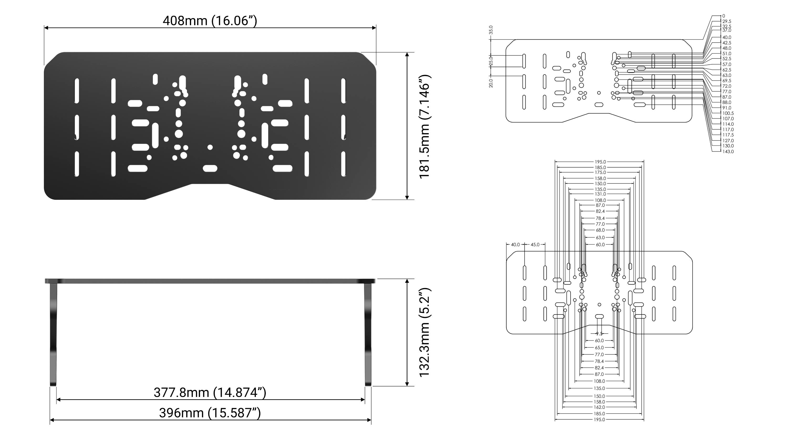 trak-racer-tr-one-wheel-mount-plate-per-alpine-racing-trx-piastra-volante image 4