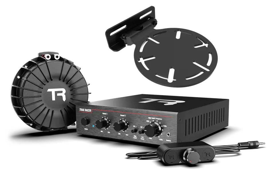 trak-racer-v2-pro-kit-bass-shaker-2ch-200w-con-piastra-universale image 1