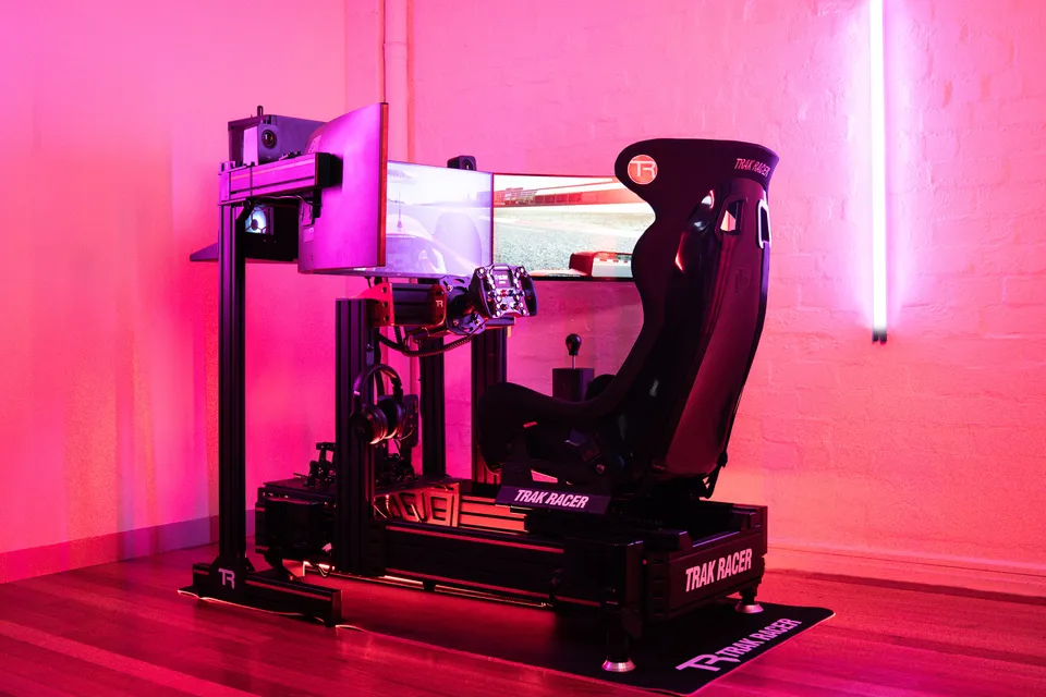 trak-racer-tr160-mk4-spec-4-simulatore-pre-assemblato-full-motion image 1