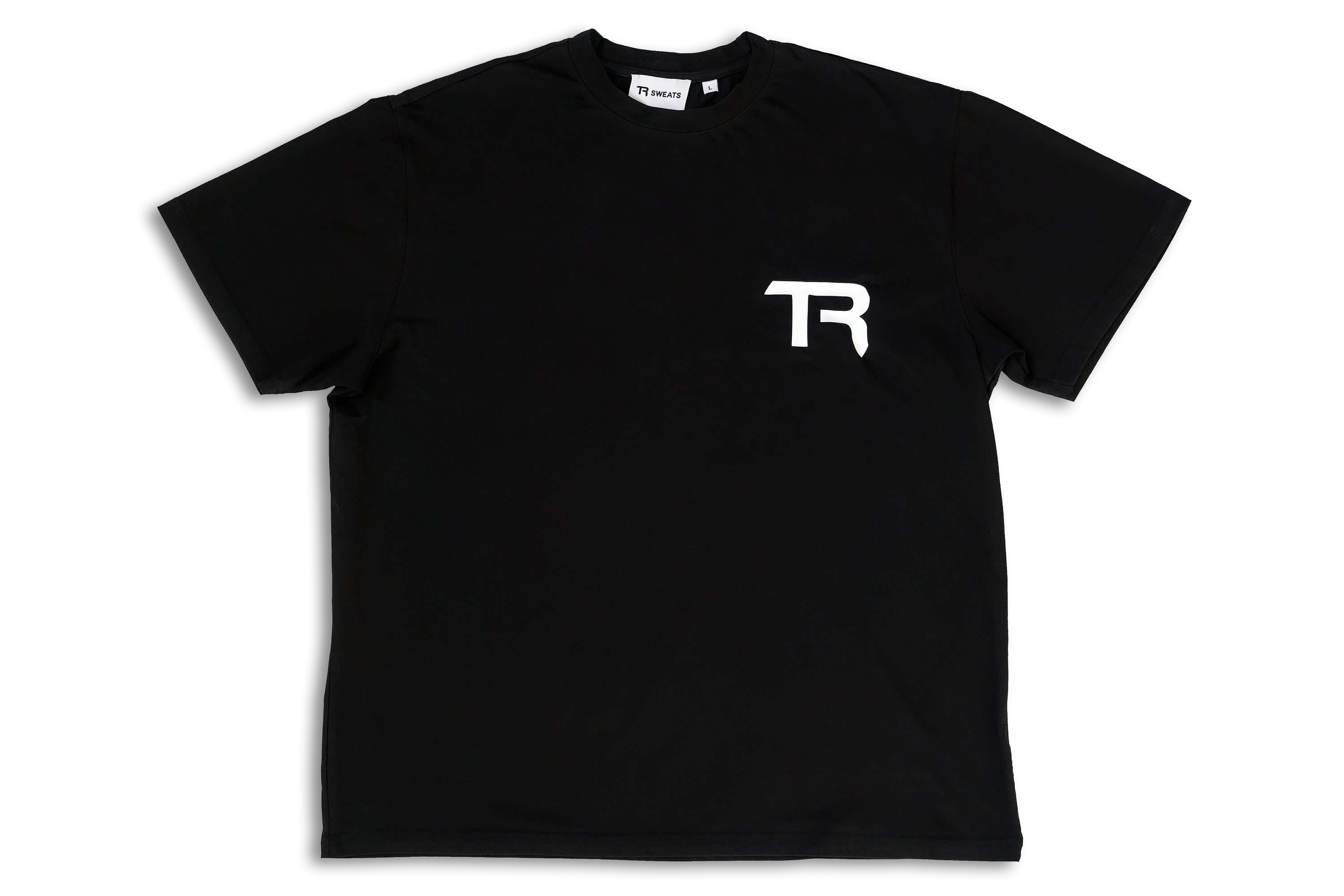 trak-racer-tr-monogram-t-shirt-cotone-nero image 1