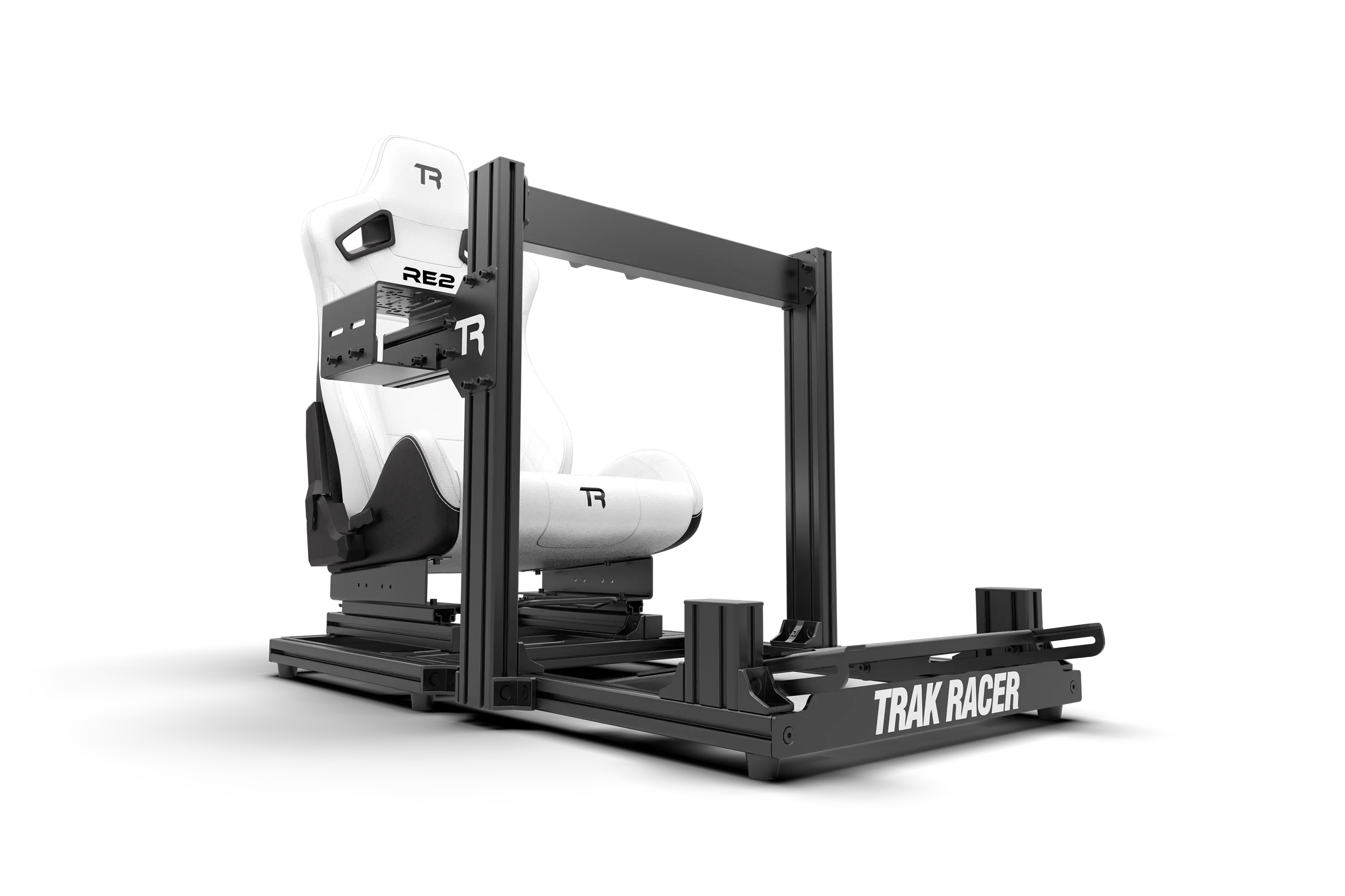 trak-racer-re2-sedile-sim-racing-reclinabile-dual-lock-bianco-diamond image 8