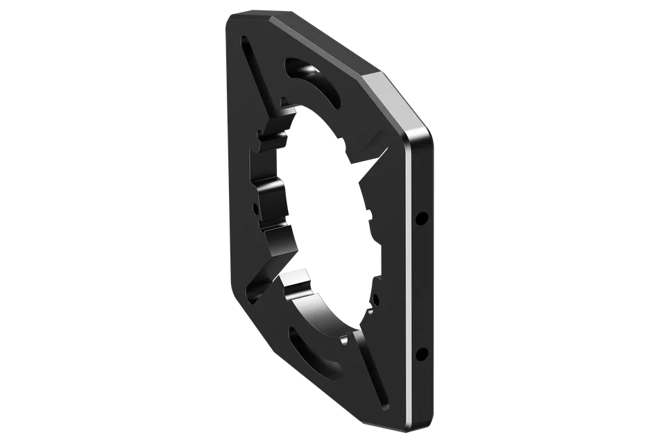 trak-racer-tr-one-v3-piastra-front-mount-per-simucube-vrs-e-simagic-alpha image 1