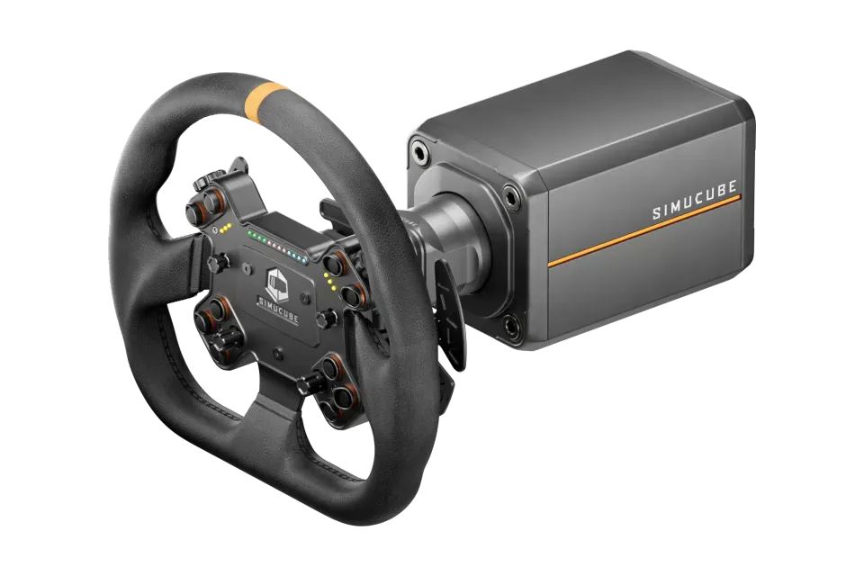 simucube-valo-leather-simucube-3-wheelbase-bundle-direct-drive image 1