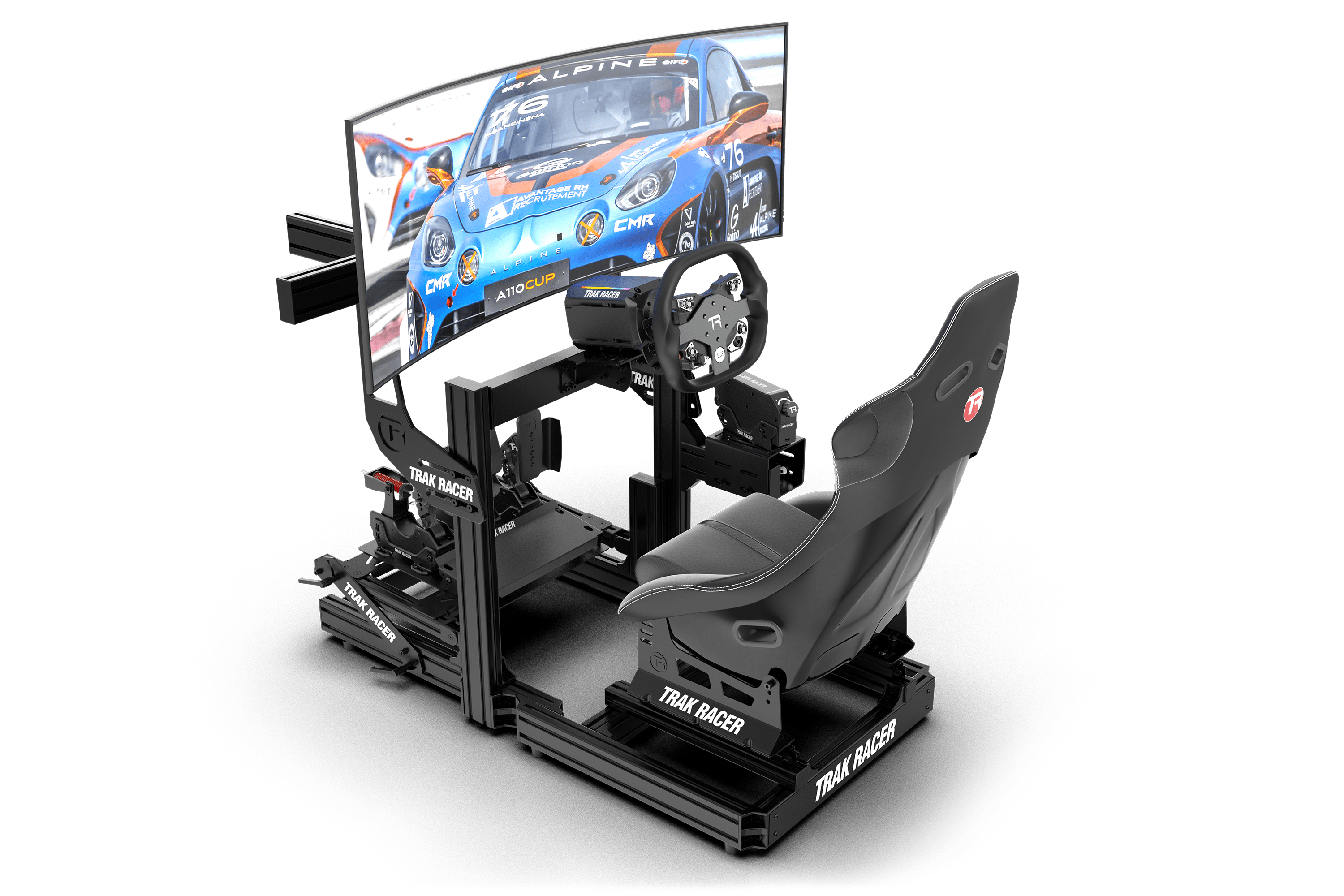 trak-racer-tr80s-racing-simulator-cockpit-alluminio-gt-formula image 3