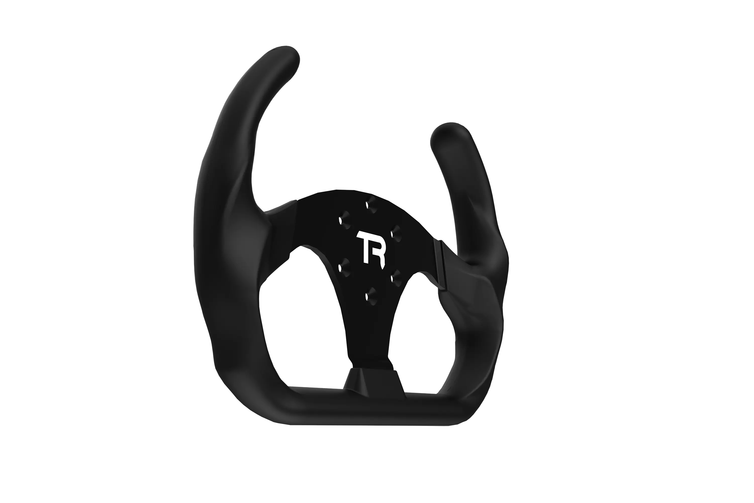 trak-racer-330mm-flat-bottom-open-gt-corona-volante-sim-racing-alluminio image 2